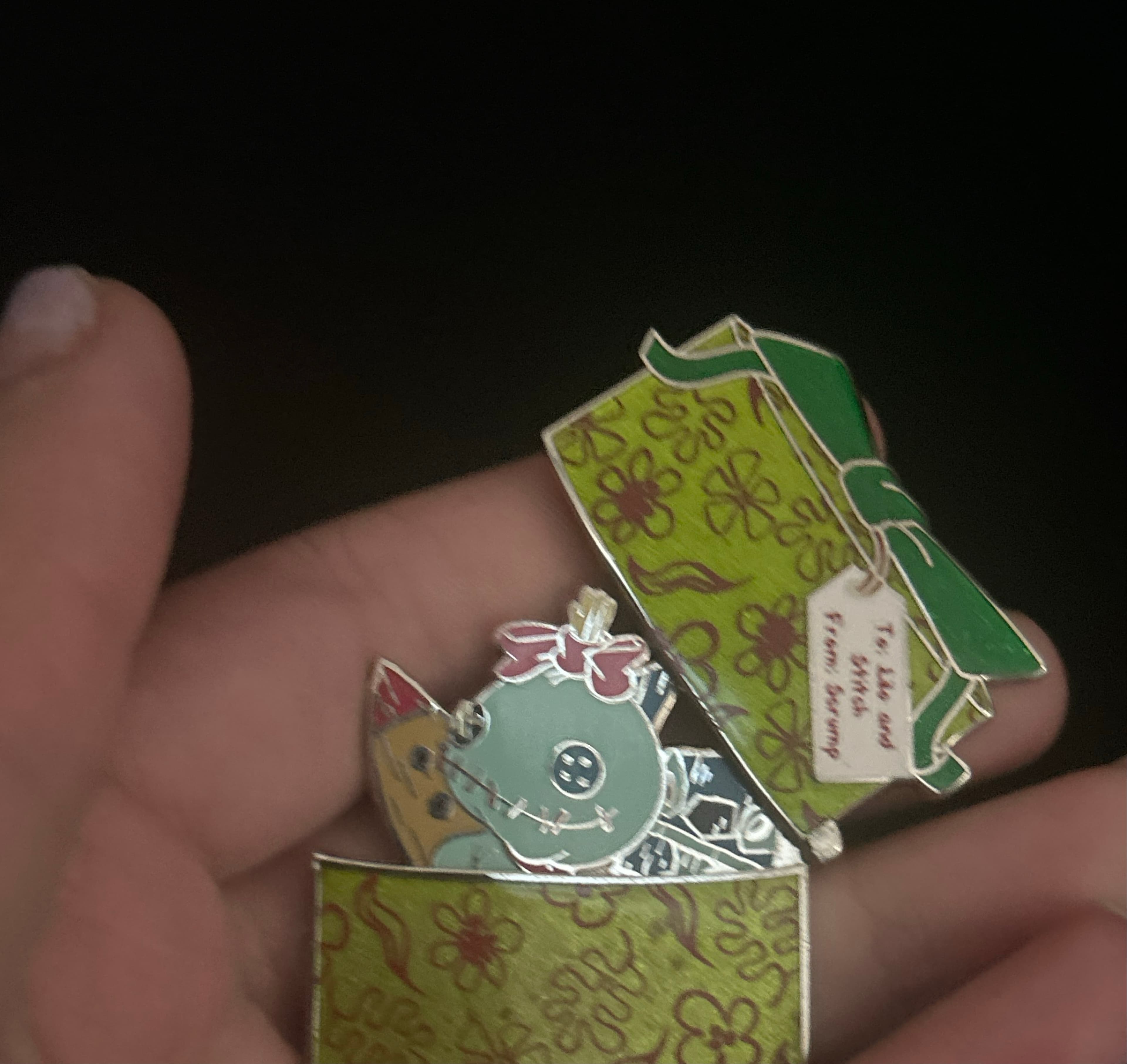 Happy Holidays Hinged Gift Box - Scrump - Lilo and Stitch front