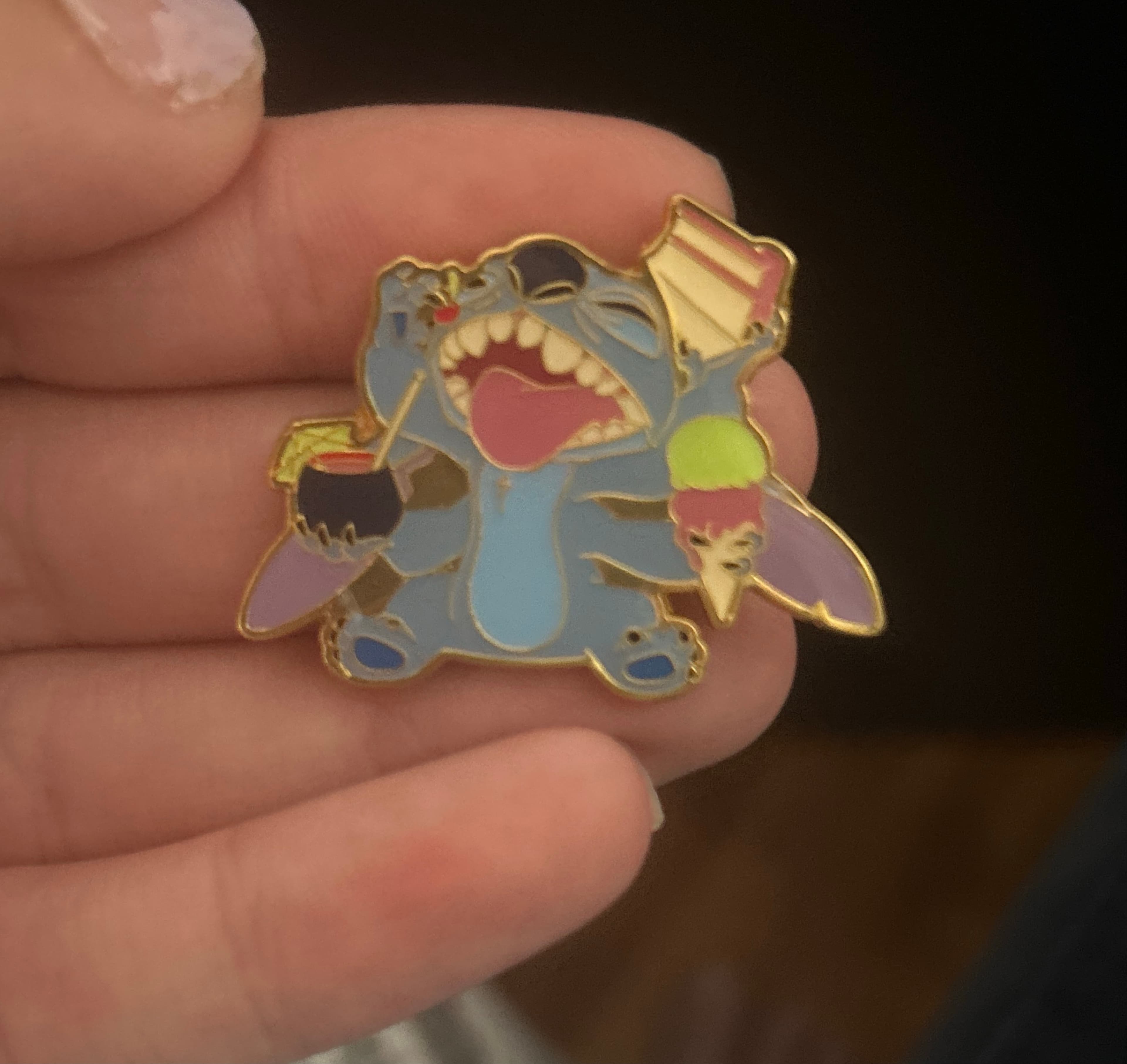 Stitch with Tropical Drink, Ice Cream, and Cake - Lilo & Stitch front