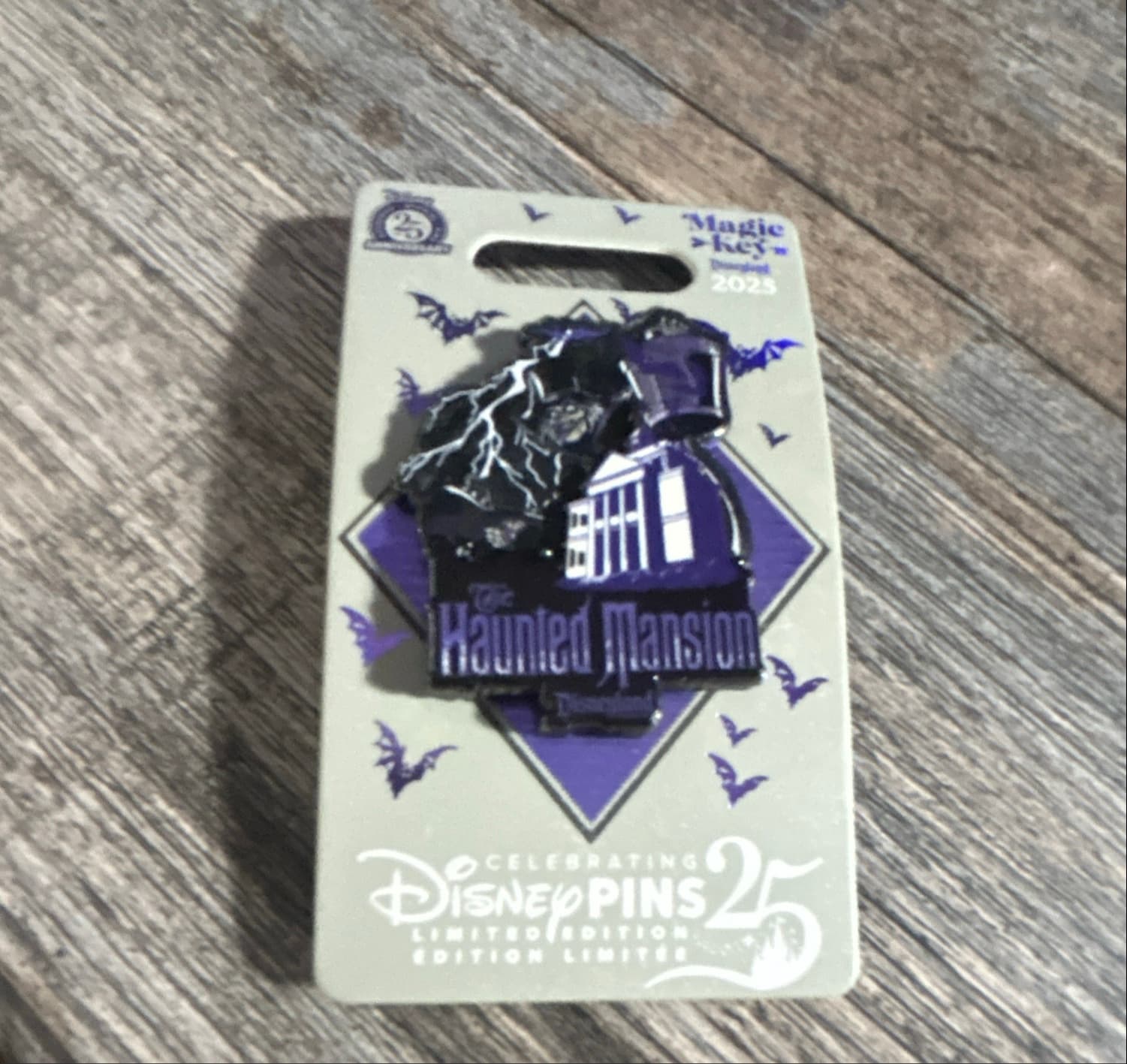 Haunted Mansion Magic Key Pin front