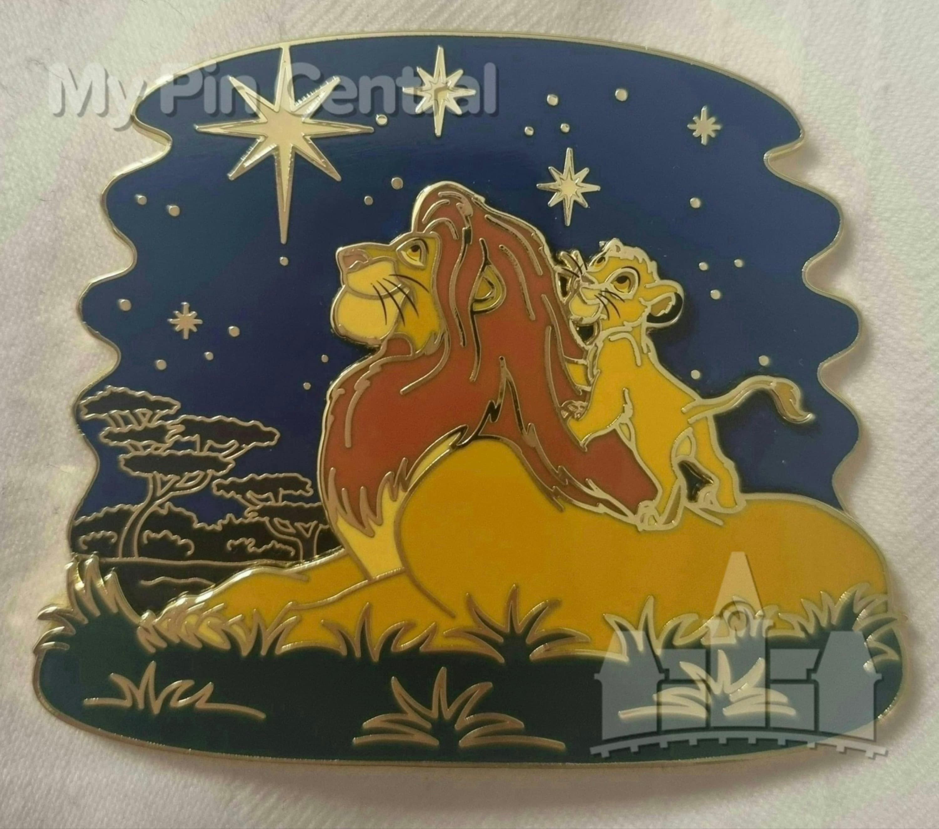 Mufasa and Simba Stargazing - The Lion King 3D Re-Release Collection front