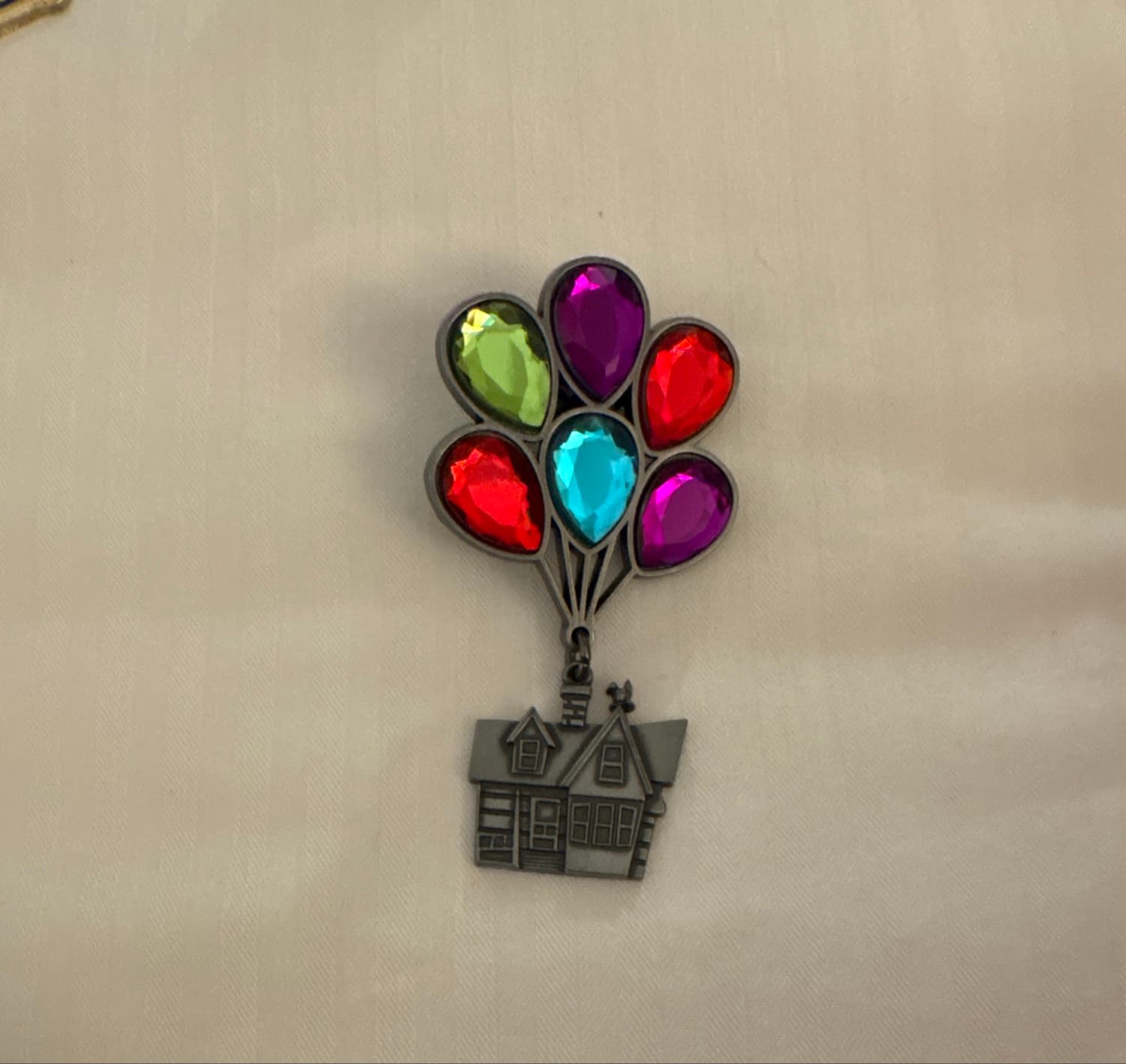 Up House Gem Balloon Dangle Pin front