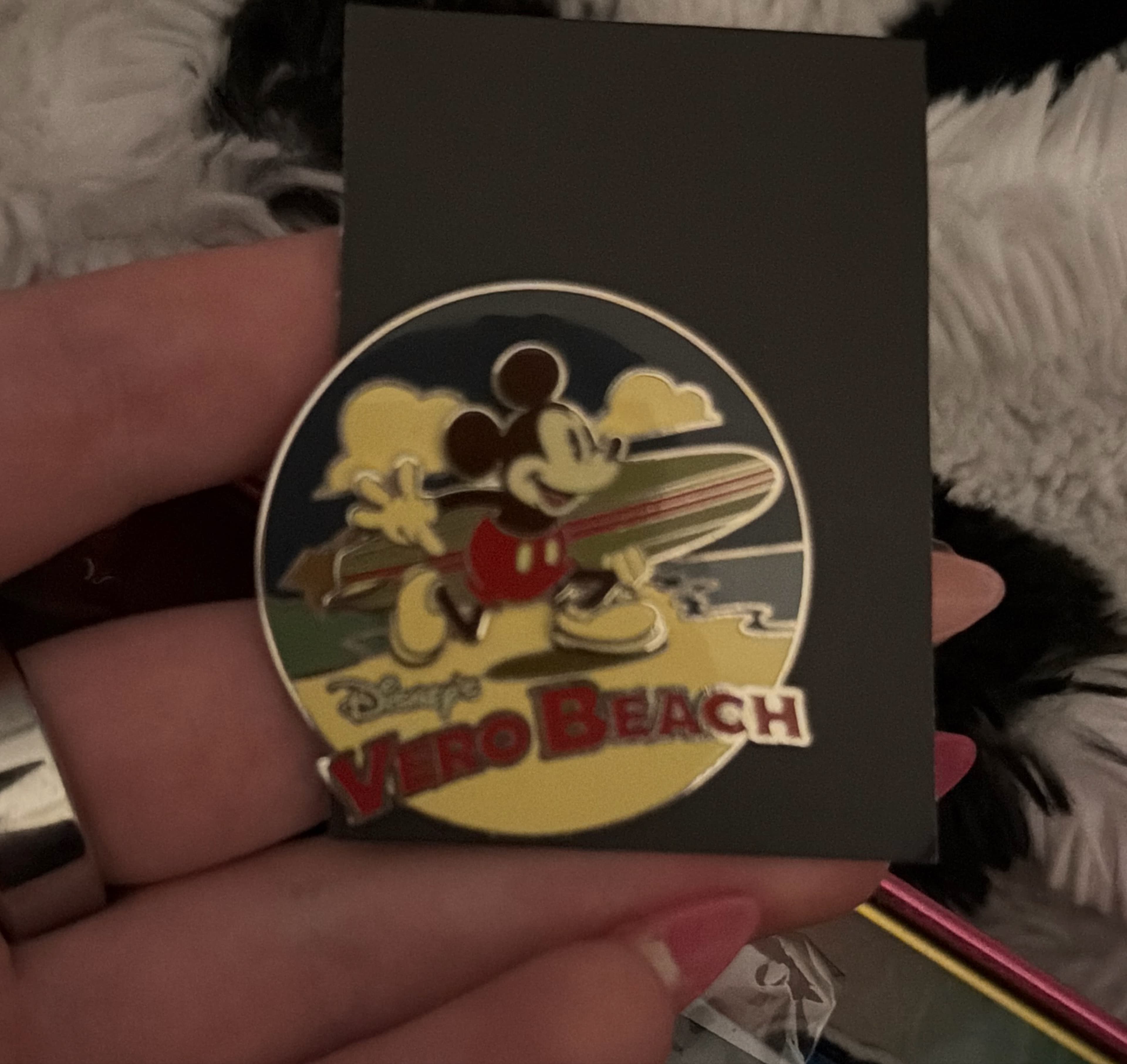 Mickey with Surfboard - Disney's Vero Beach Resort Logo front
