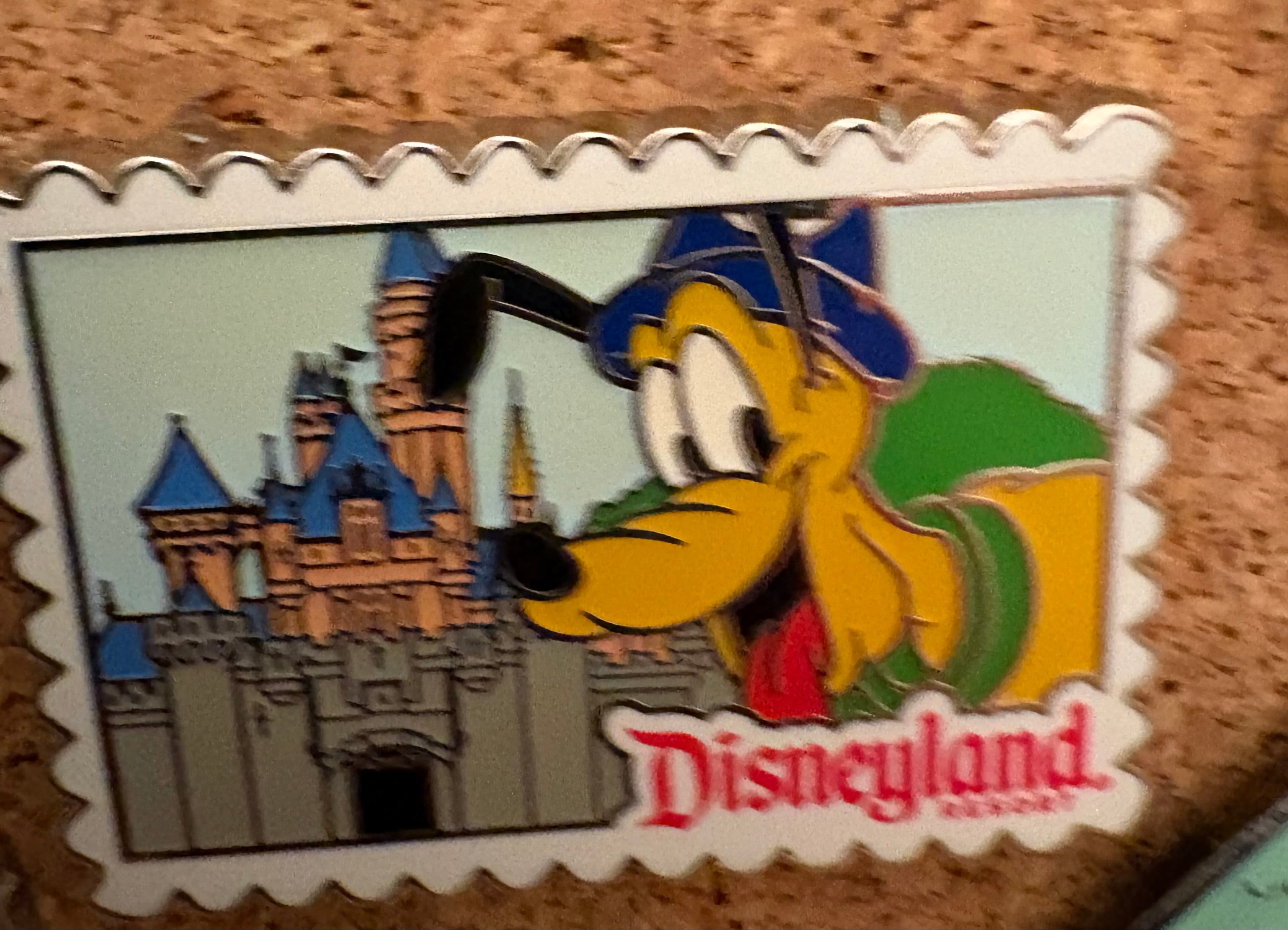 Pluto Postage Stamp - Disneyland Resort front