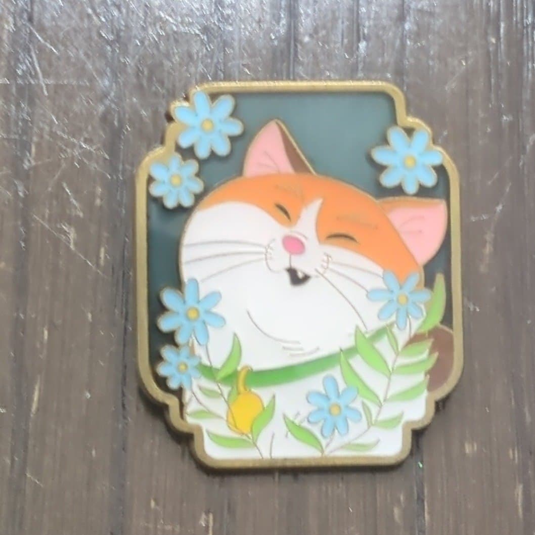 Loungefly Disney Pinocchio mochi Flower Enamel Pin front