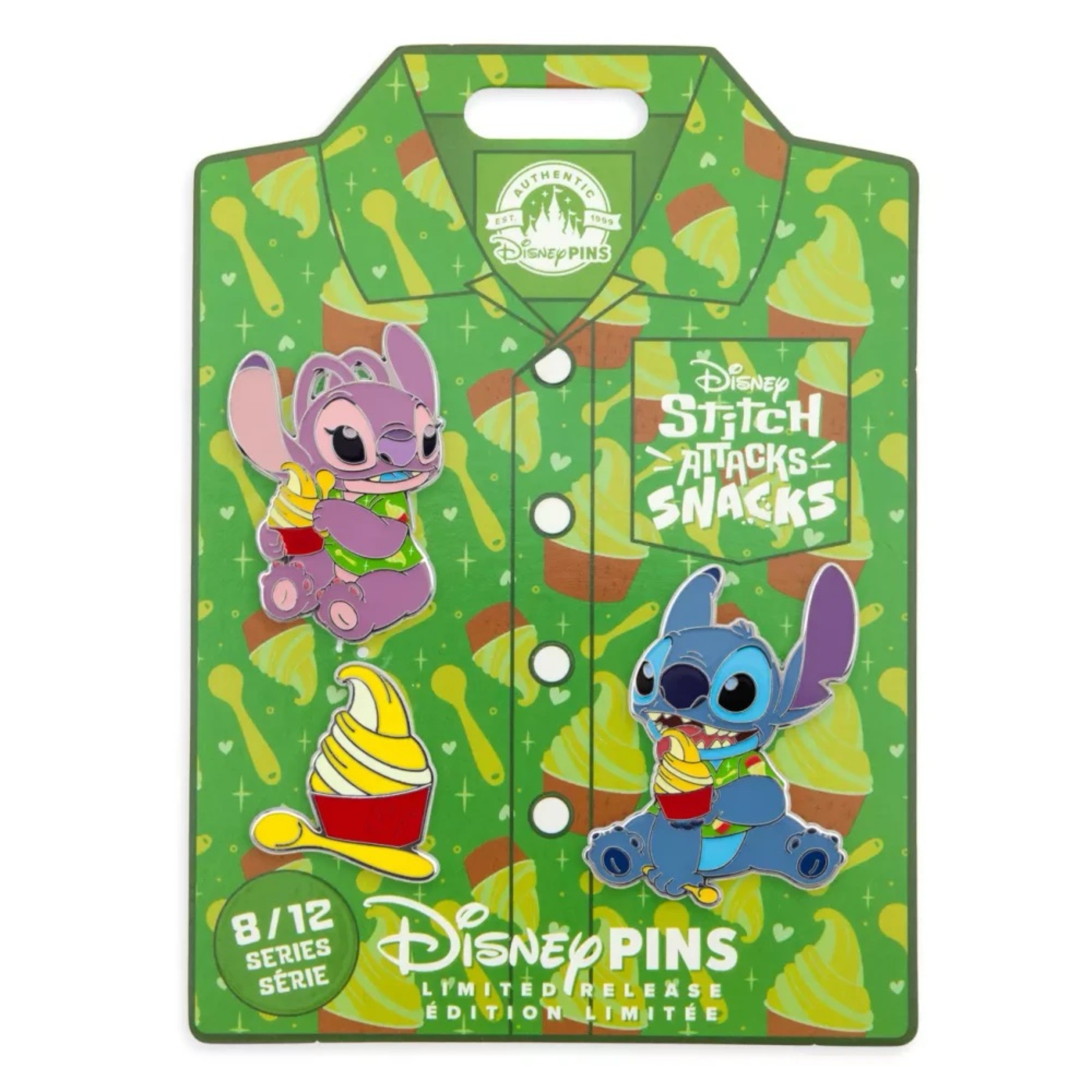 Stitch and Angel with Dole Whip Set - August front