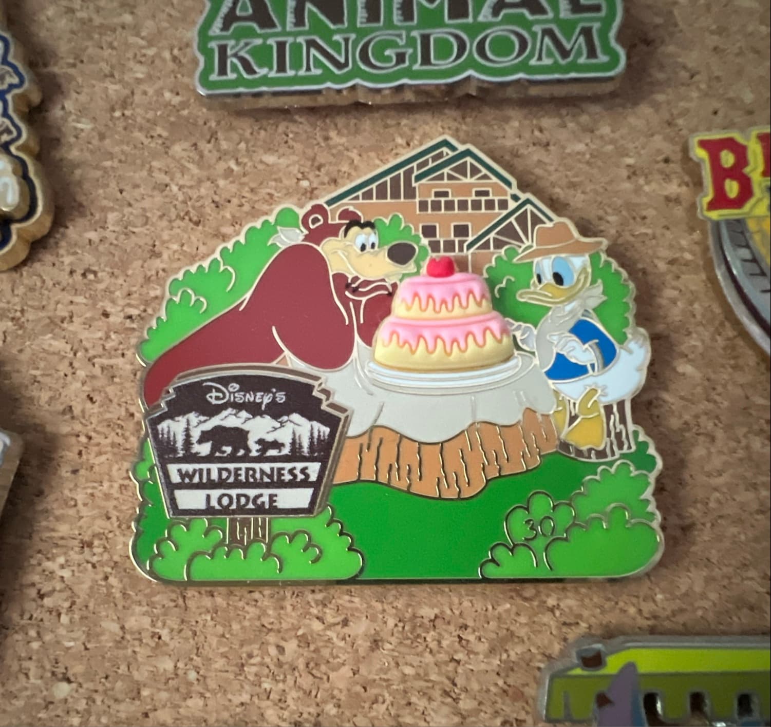 30th Anniversary — Humphrey and Donald with Cake front