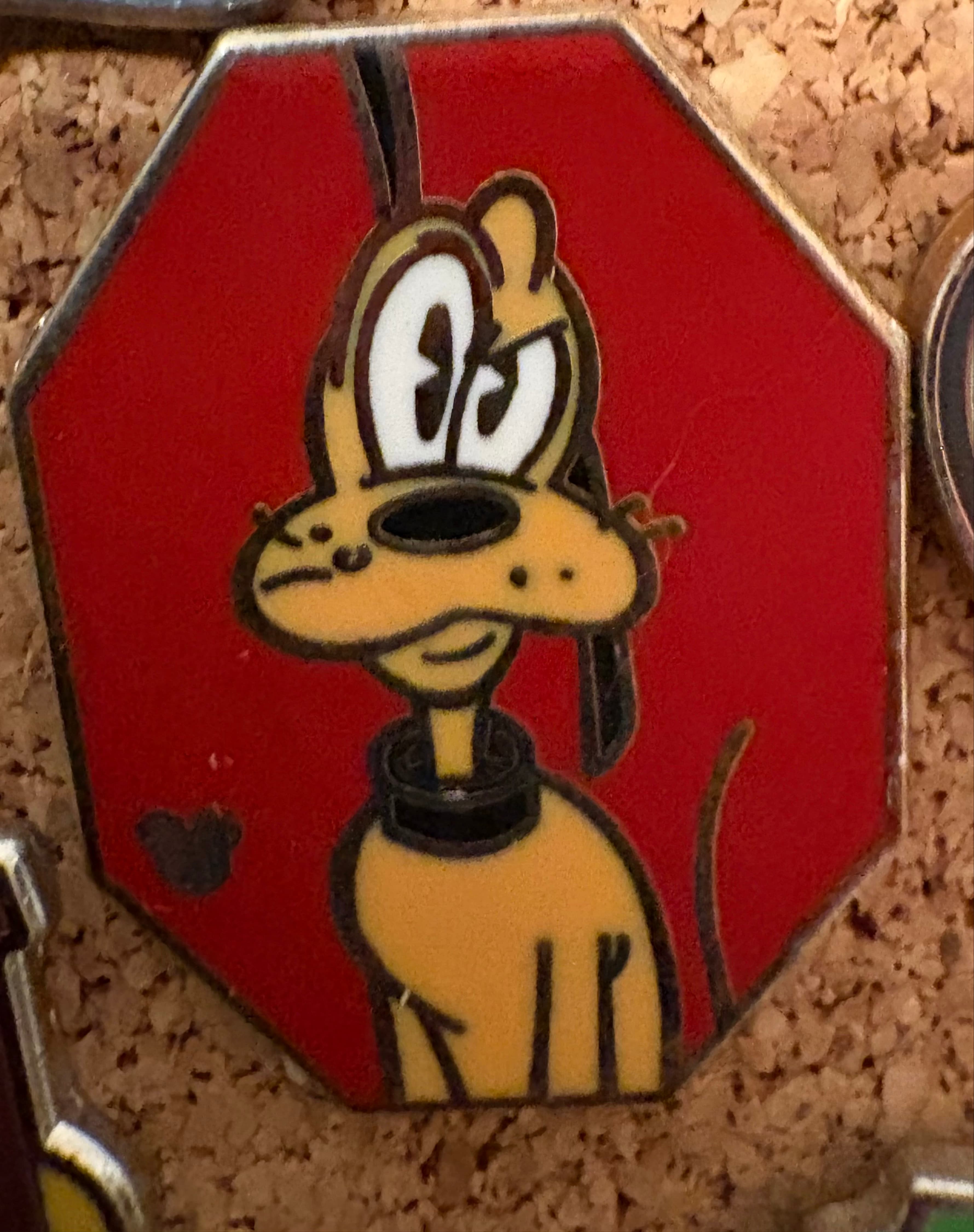 Pluto Octagon - Hidden Mickey - Animated Shorts front