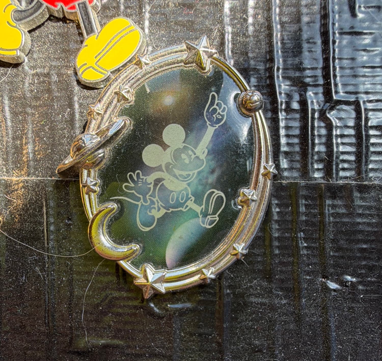 Mickey Mouse Running Through Space - Planets Moon Stars front