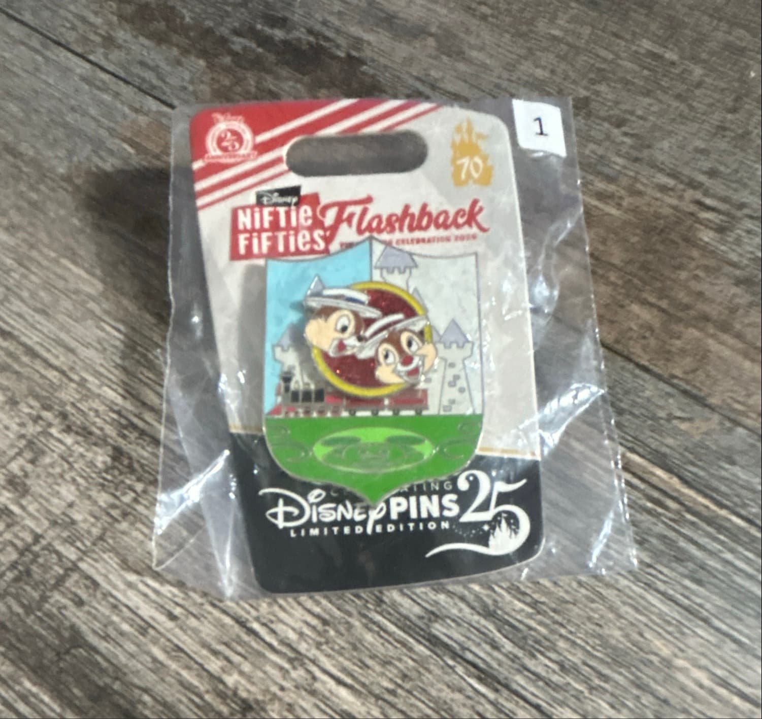 Chip and Dale Main Street Castle Niftie Fifties Flashback front