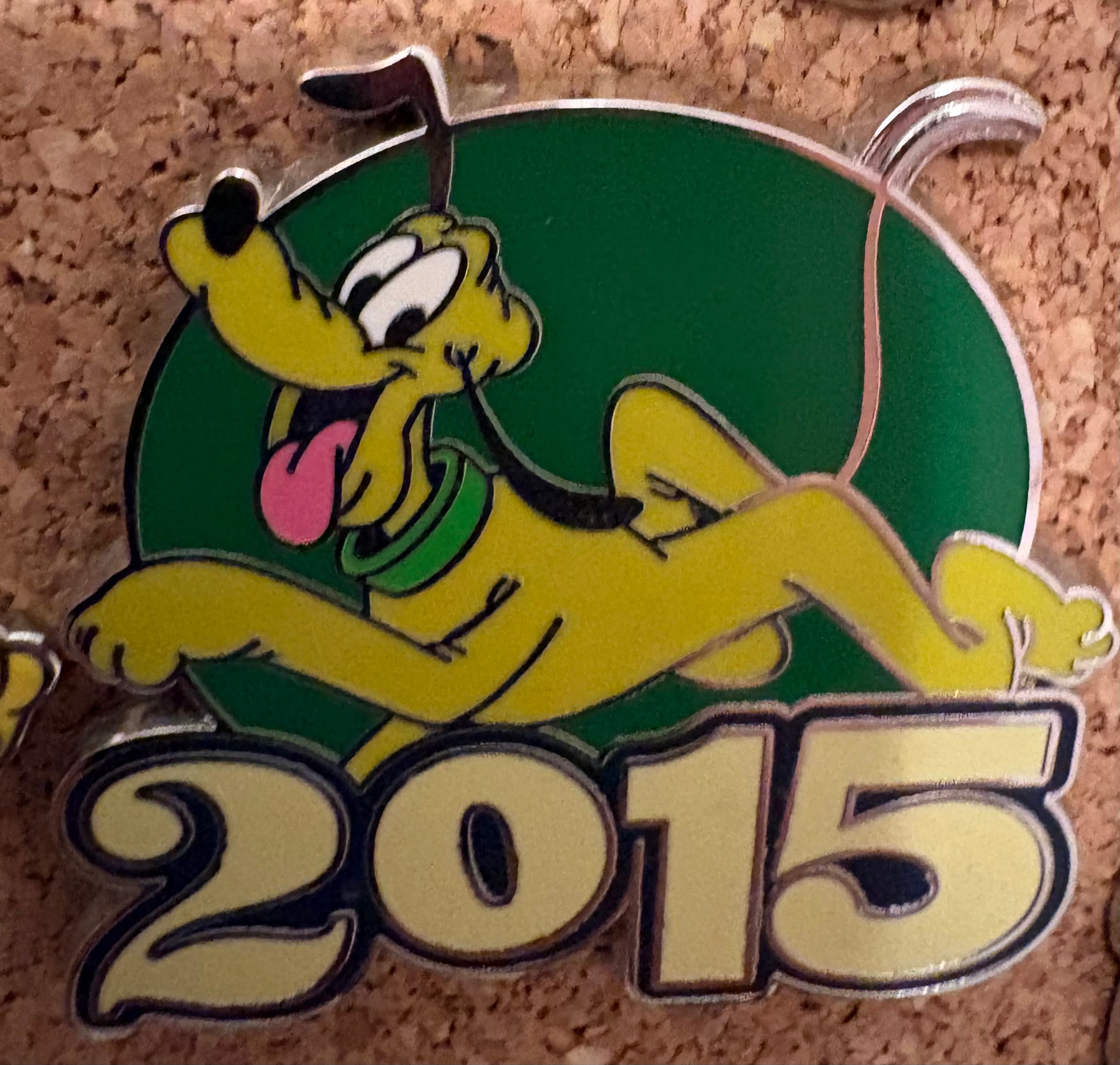Pluto - 2015 Dated Year Pins front