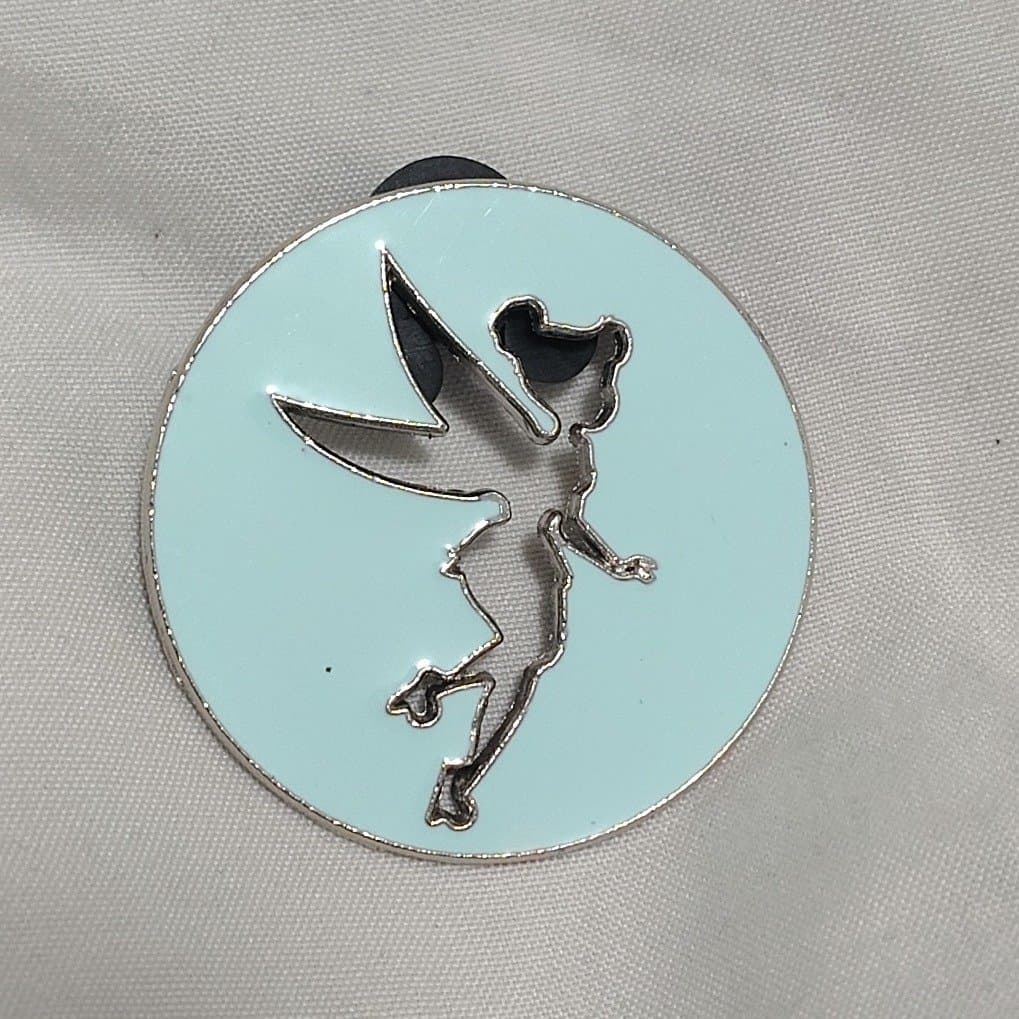 Tinker Bell Cut Out Silhouette Pin front