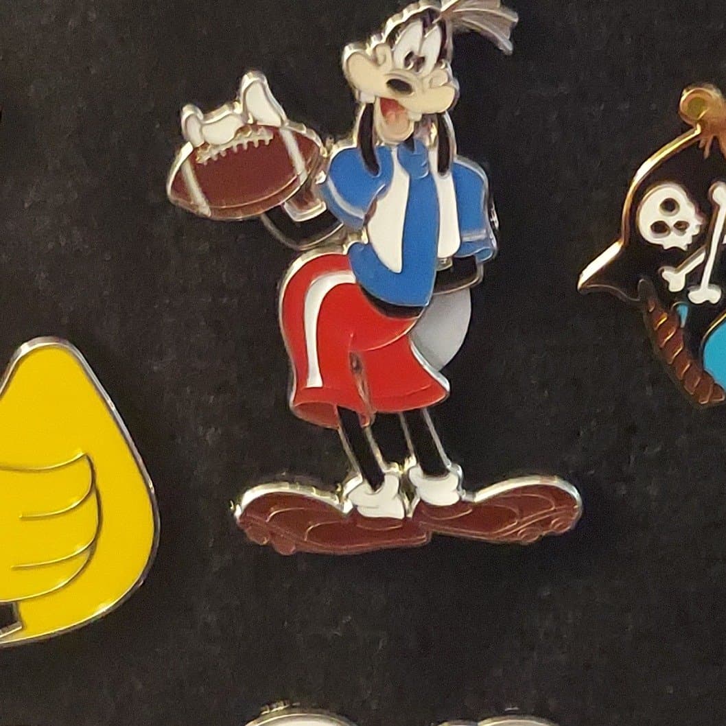 Goofy Football Shorts Sport Hidden Mickey front