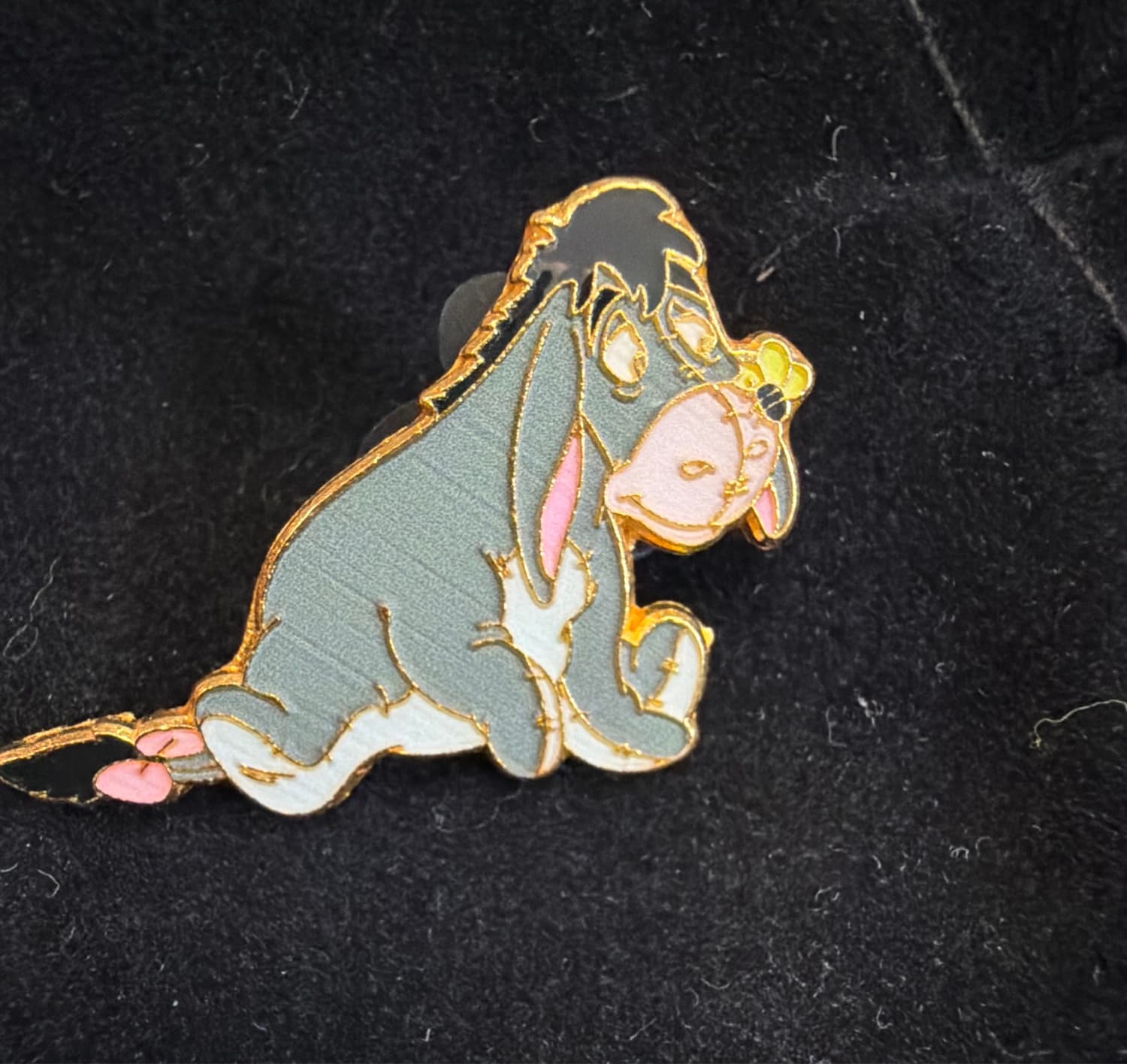 Eeyore Glitter Chase - Winnie The Pooh Butterfly Blind Box Pin Set front