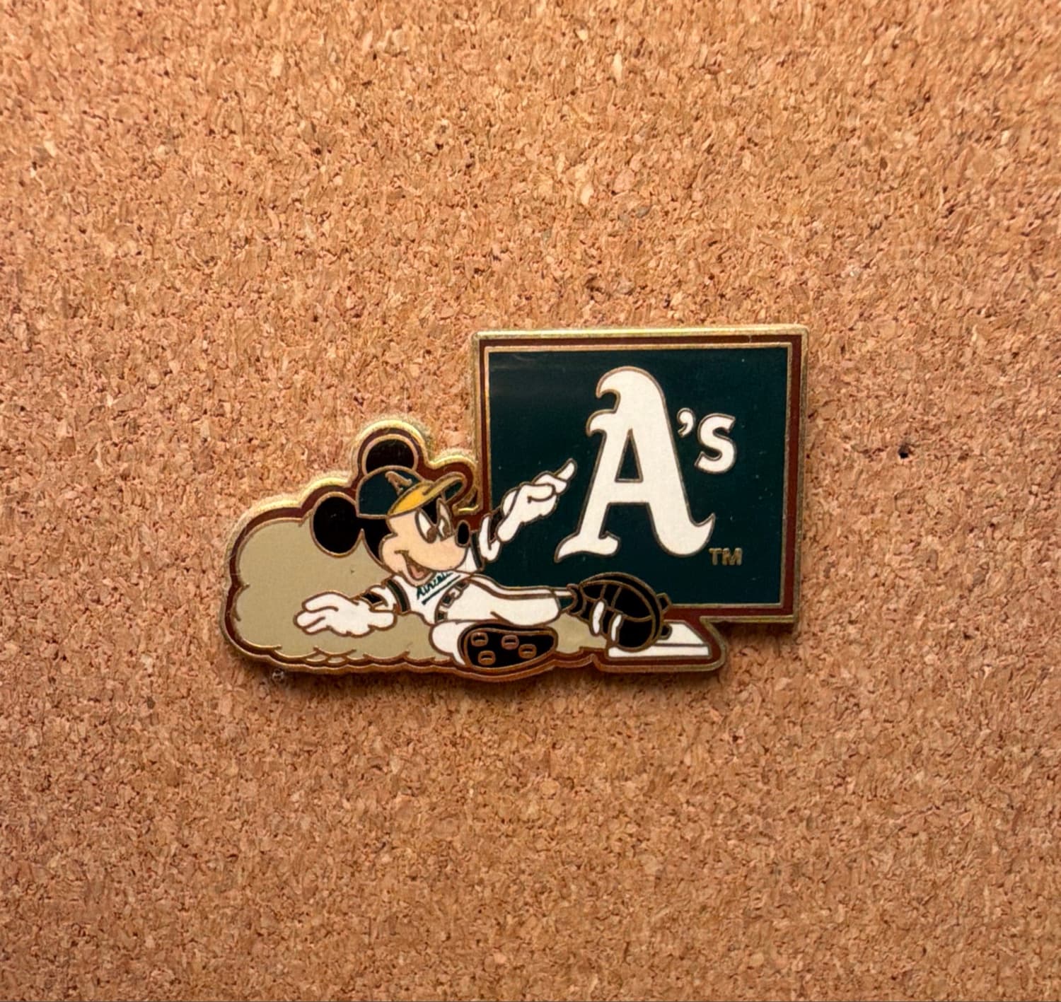 Mickey Mouse - Major League Baseball Player - Oakland Athletics front