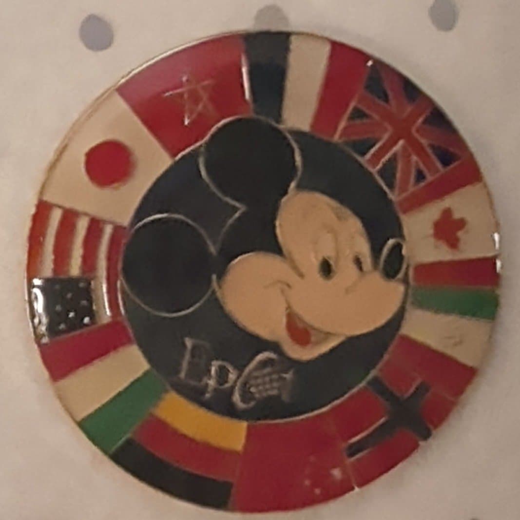 EPCOT World Showcase - Country Flags Ring & Mickey front