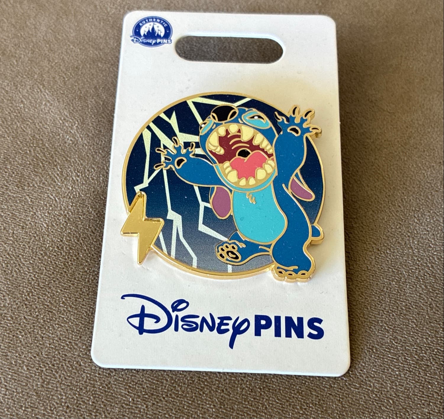 Stitch Lightning Pin
