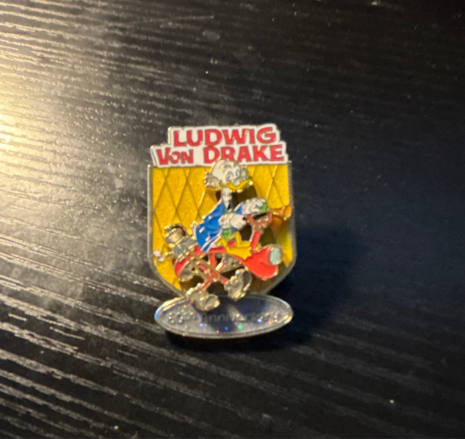 Ludwig Von Drake 60th Anniversary Limited Release Pin front