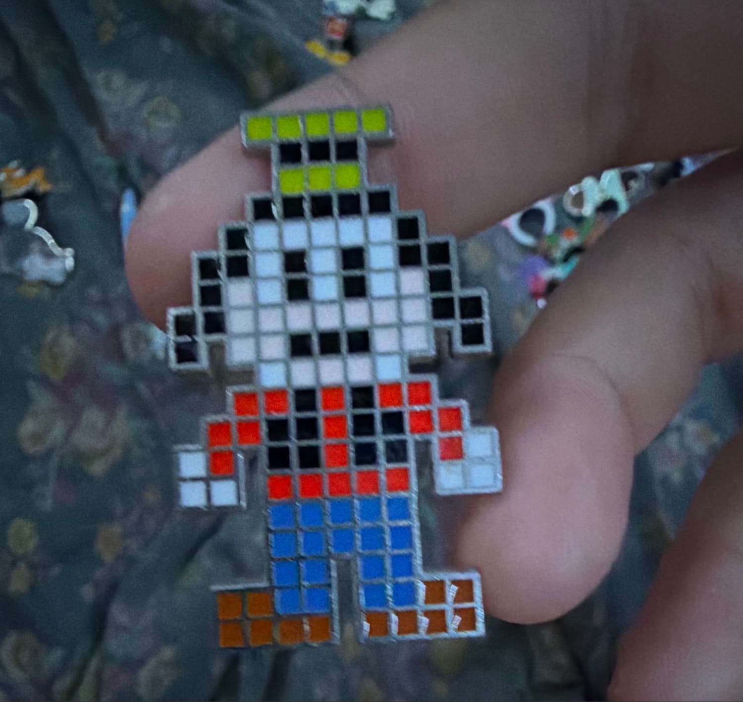 Goofy Digital Pixelated Trading Pin front