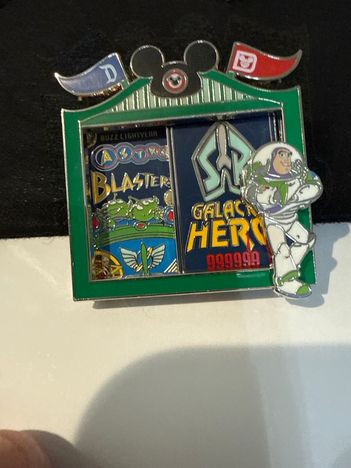 Limited Edition Bicoastal Adventures Buzz Lightyear's Spaceranger Spin Pin front