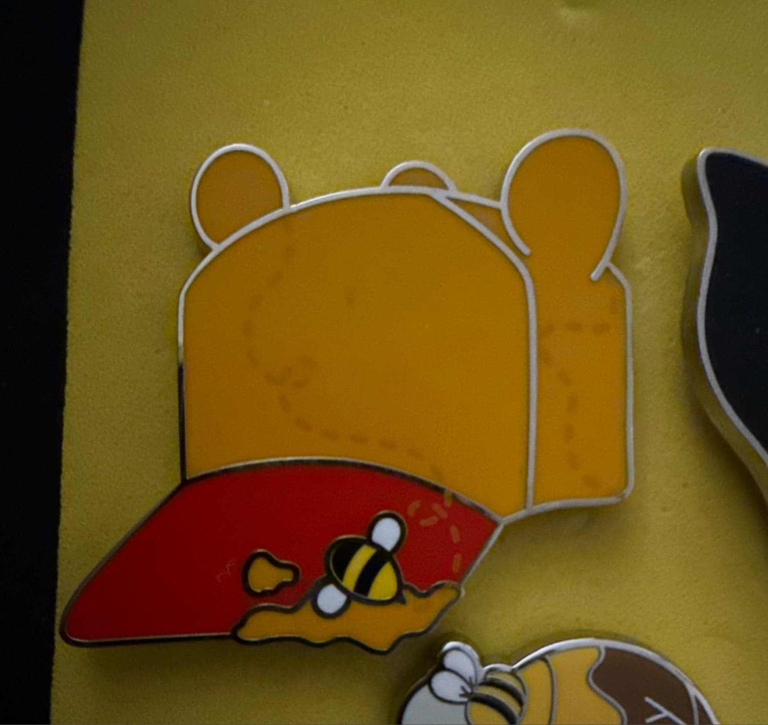 Loungefly Disney Winnie the Pooh Honeycomb Portraits Blind Box Enamel Pin - Pooh Bear front
