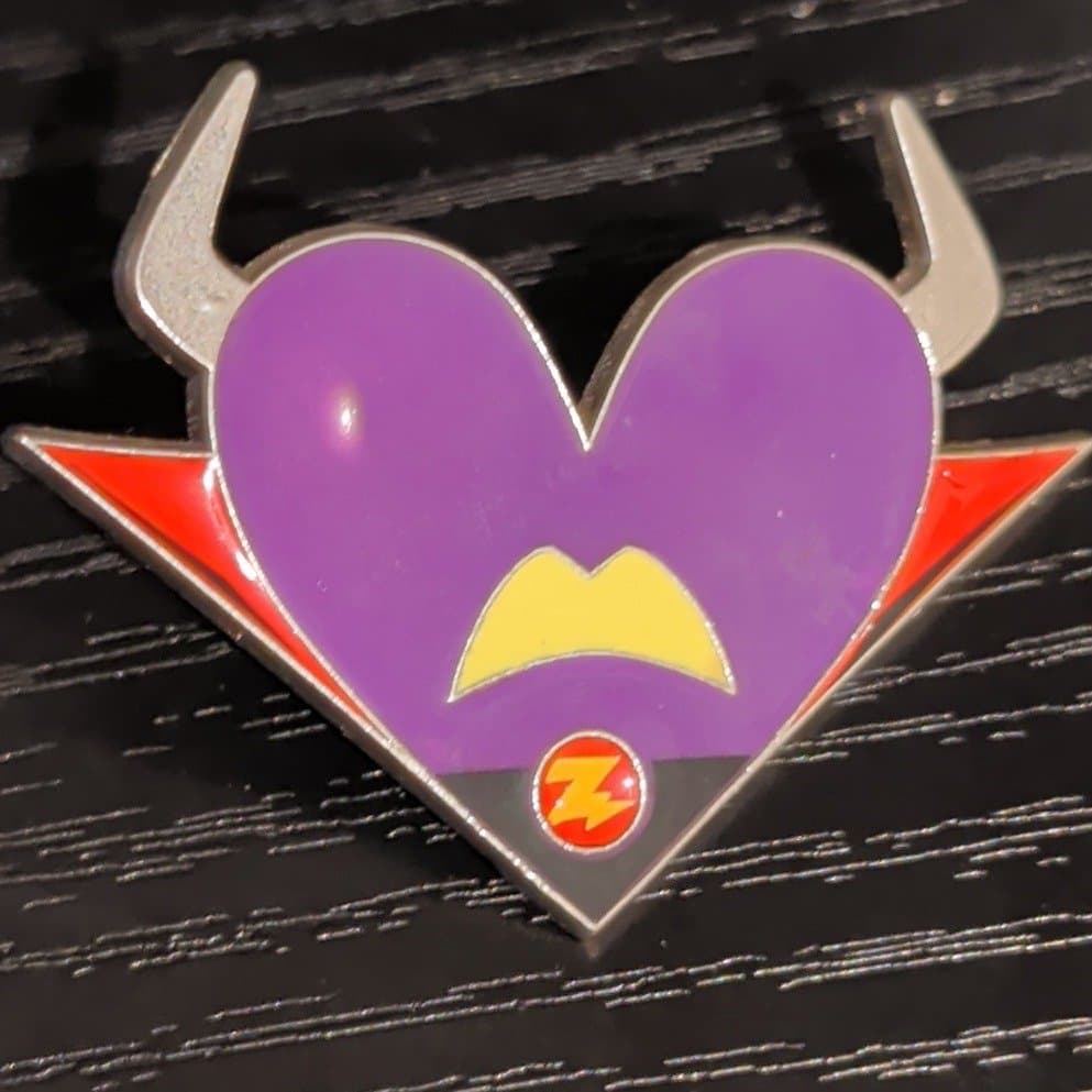 Emperor Zurg Be My Villaintine Mystery Heart Pin front