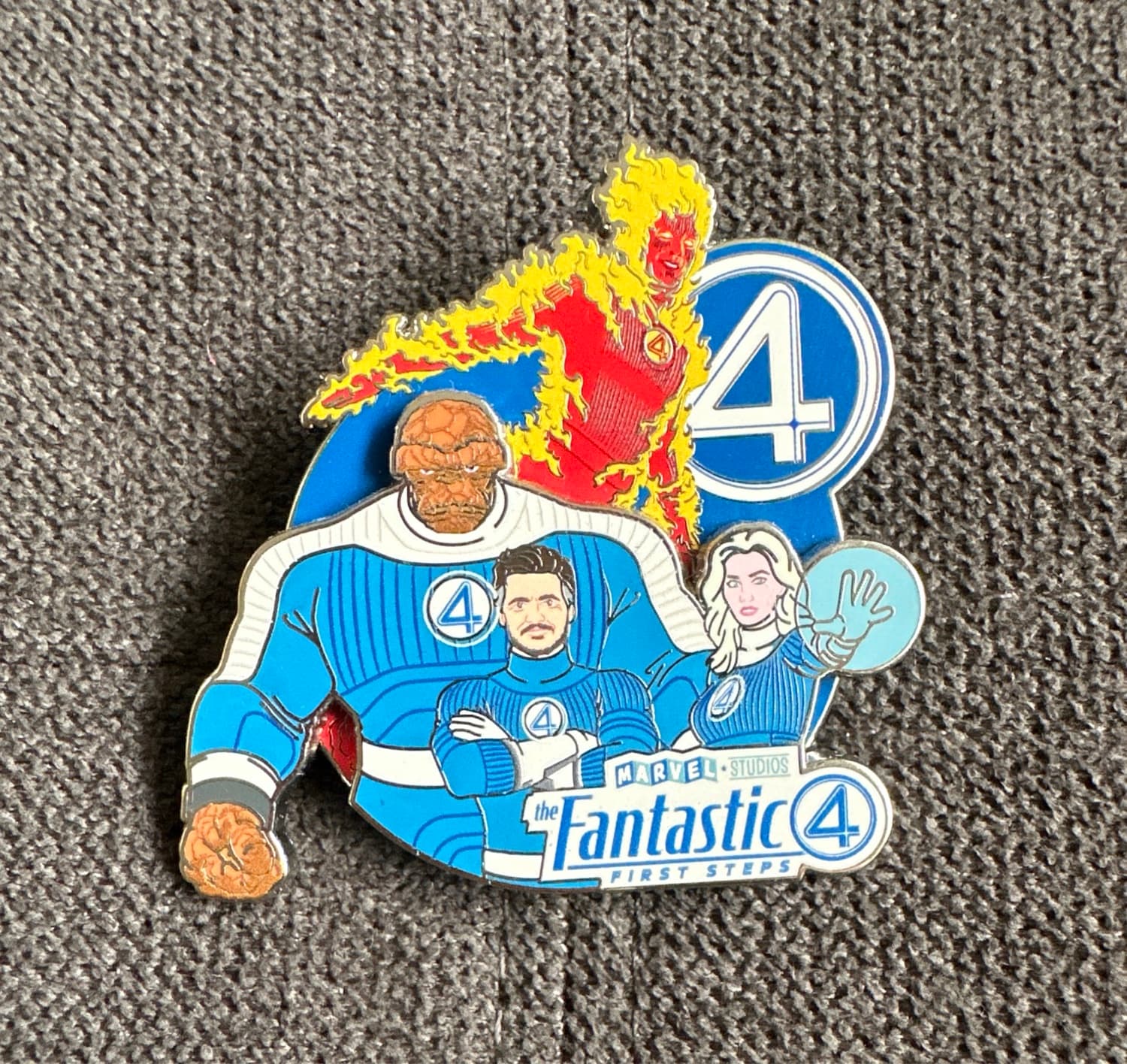 The Fantastic 4: First Steps Family Pin front
