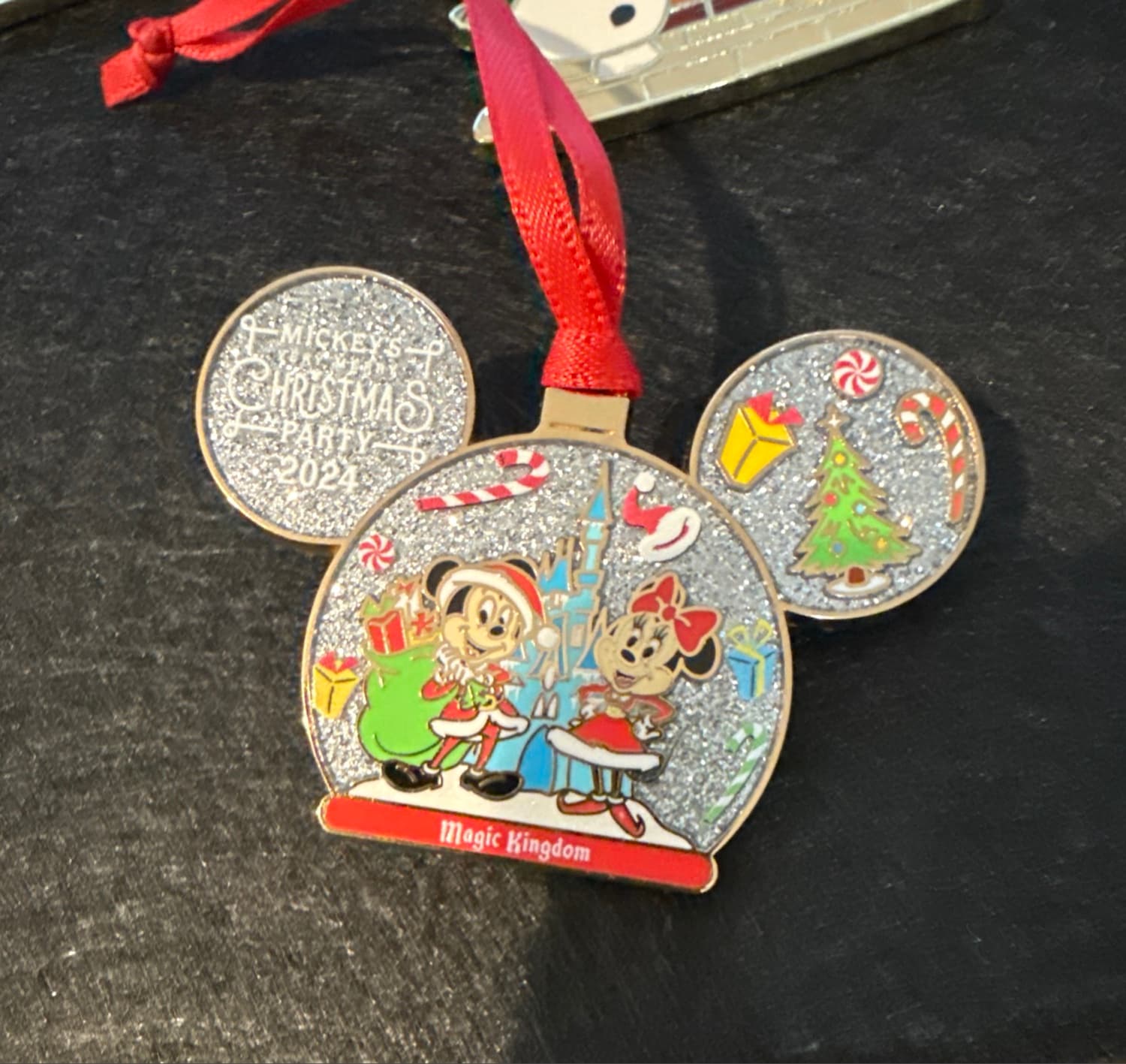 Mickey and Minnie Mickey's Very Merry Christmas Party 2024 Pin front