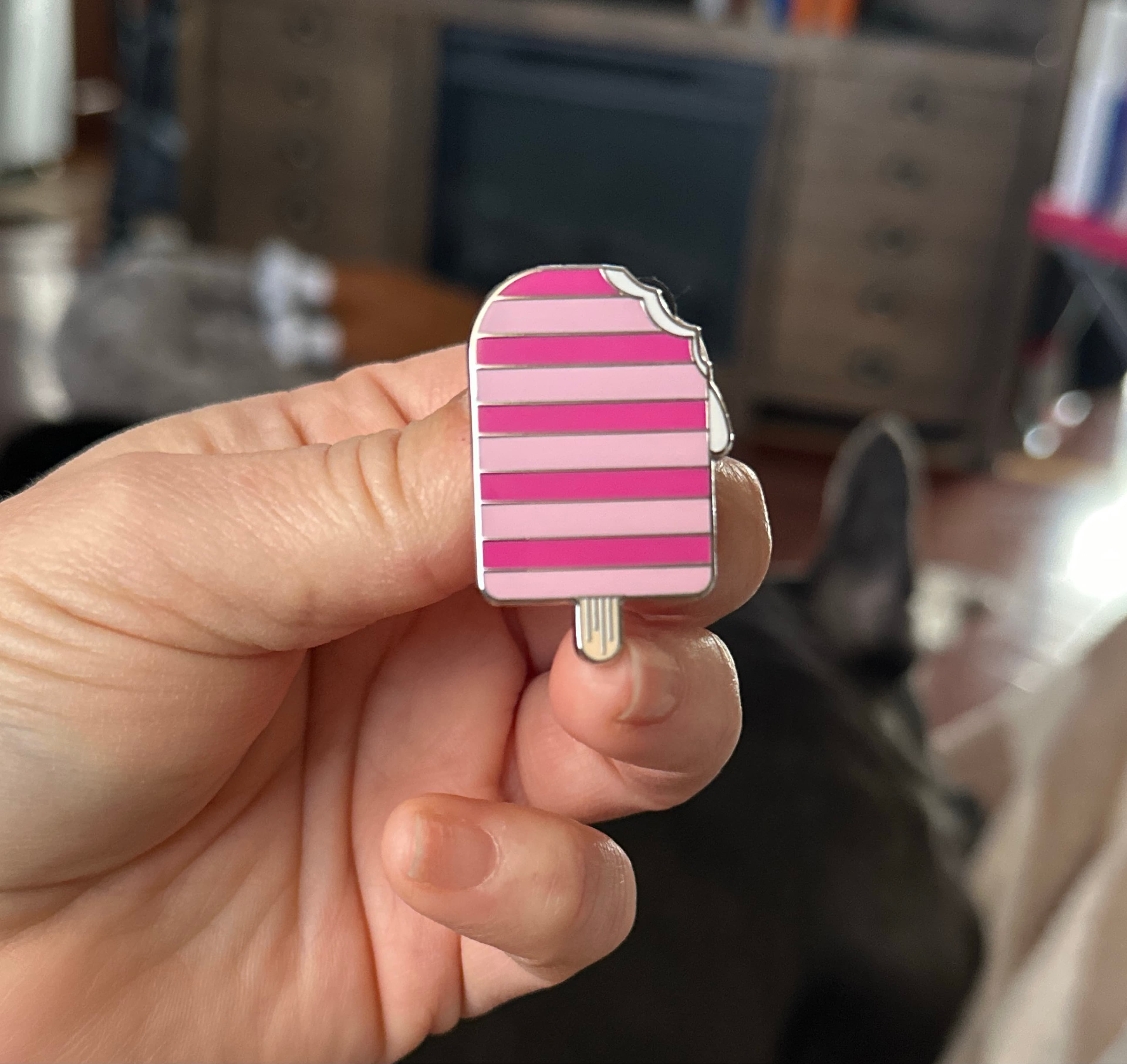 Cheshire Cat Popsicle - Ice Cream Mystery Pin Pack front