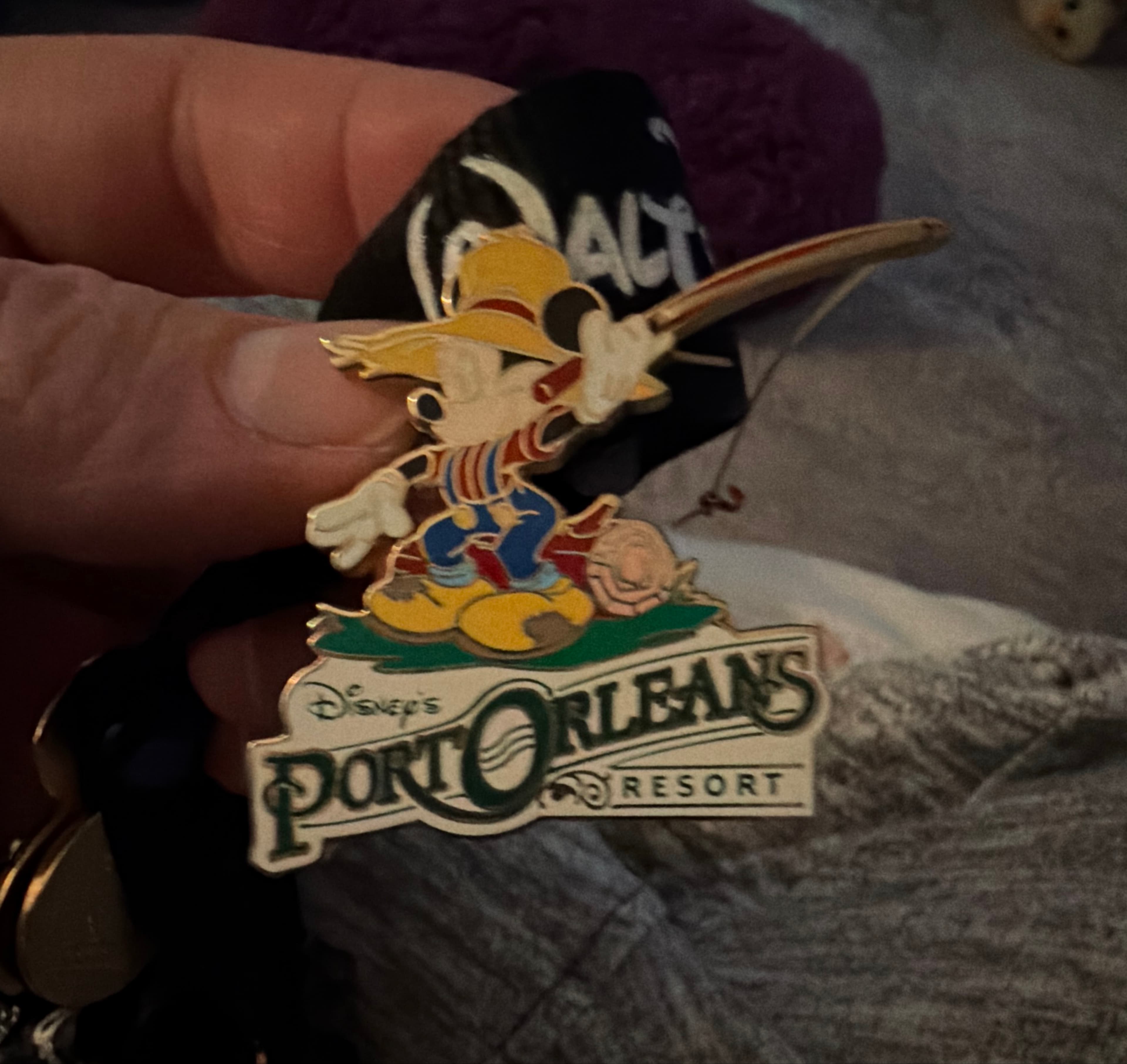 Mickey Mouse Fishing - Disney's Port Orleans Resort front