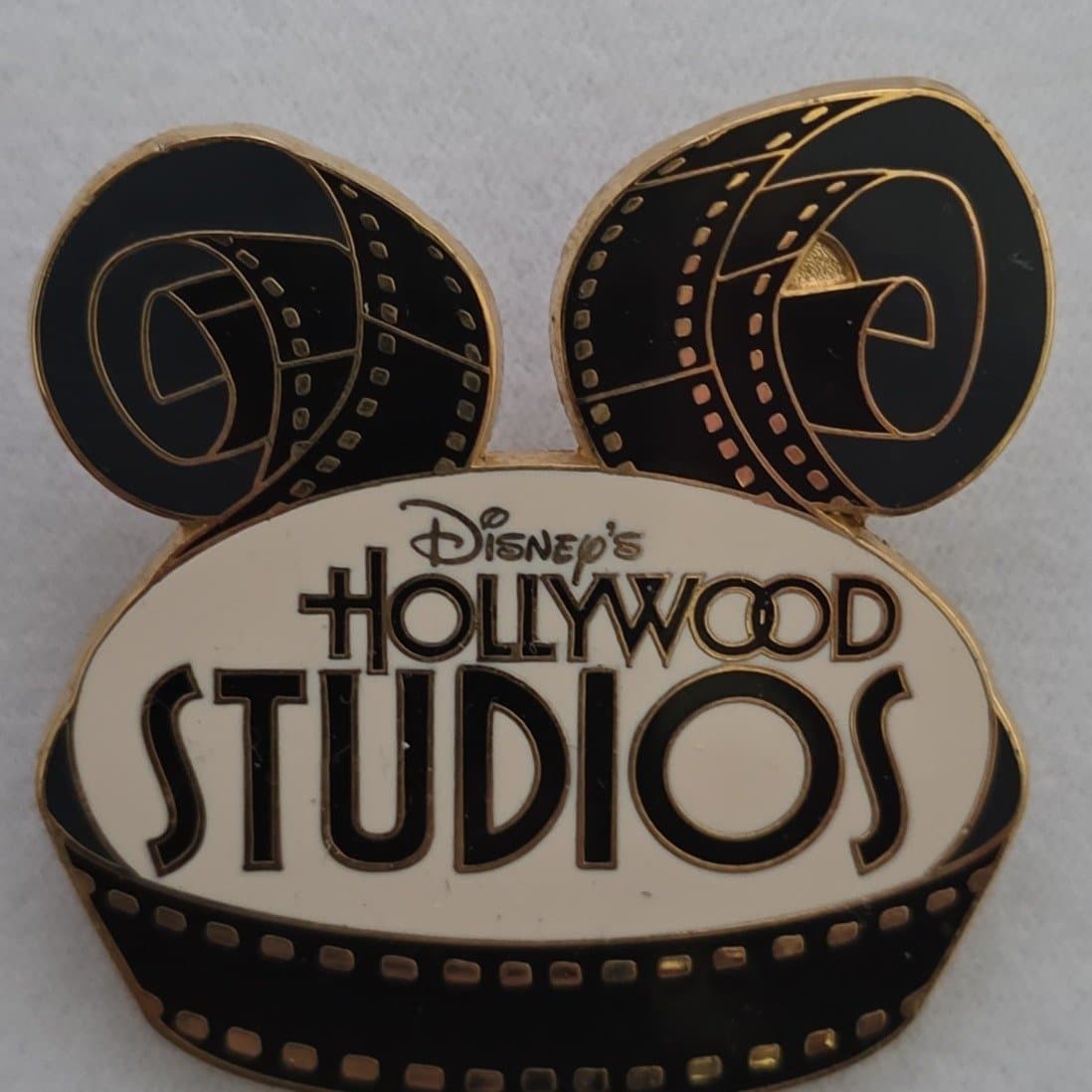 Disney's Hollywood Studios Film Reel Mickey Head Icon Pin front