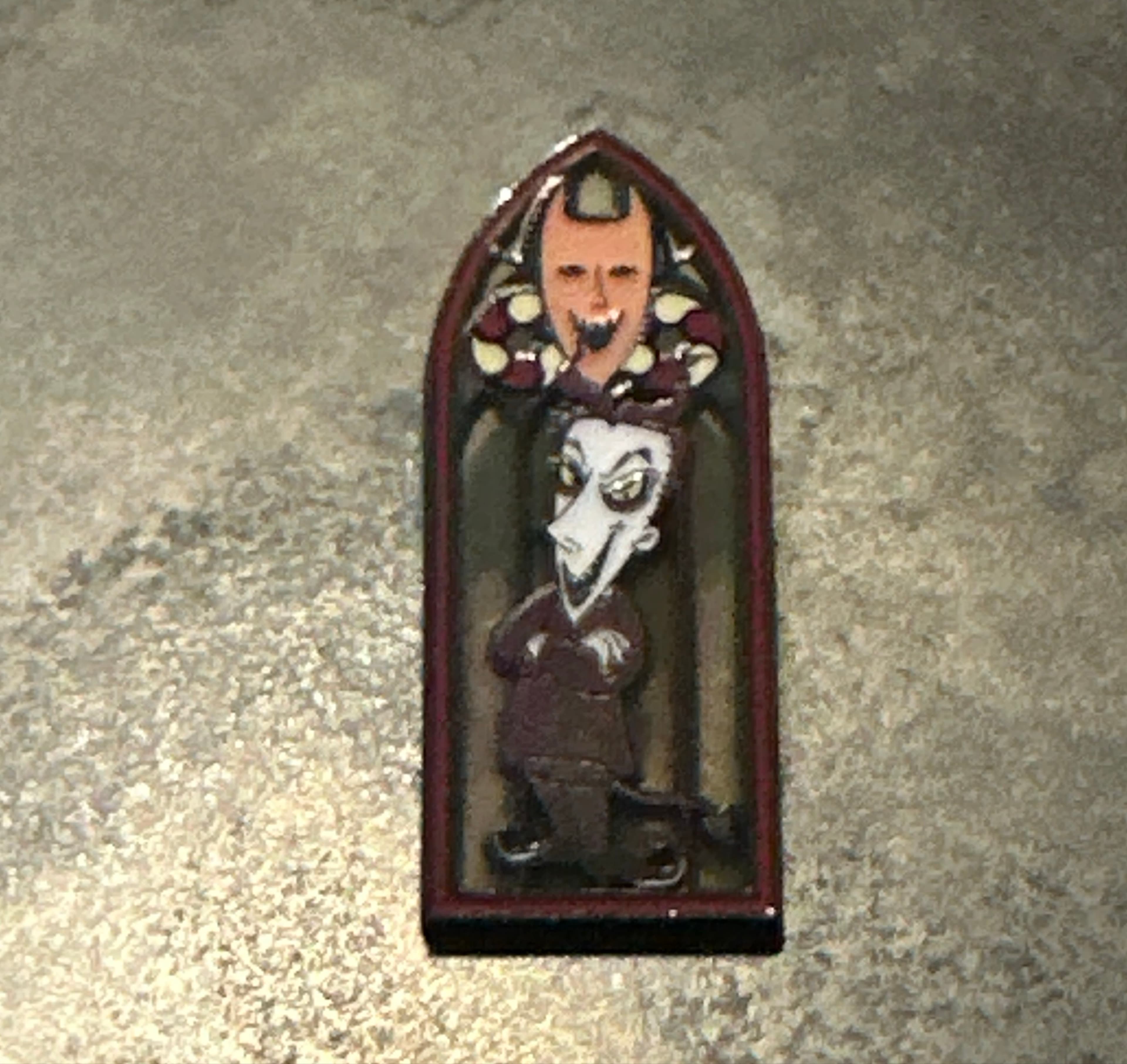 Lock - Nightmare Before Christmas Stained Glass Window Mystery Set front