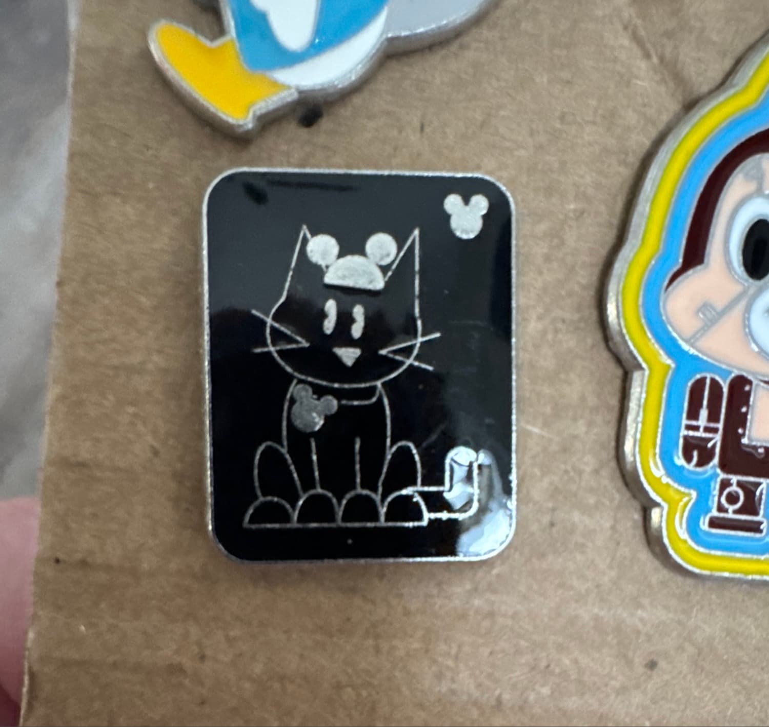 Hidden Mickey Cat with Mickey Ears Hat front