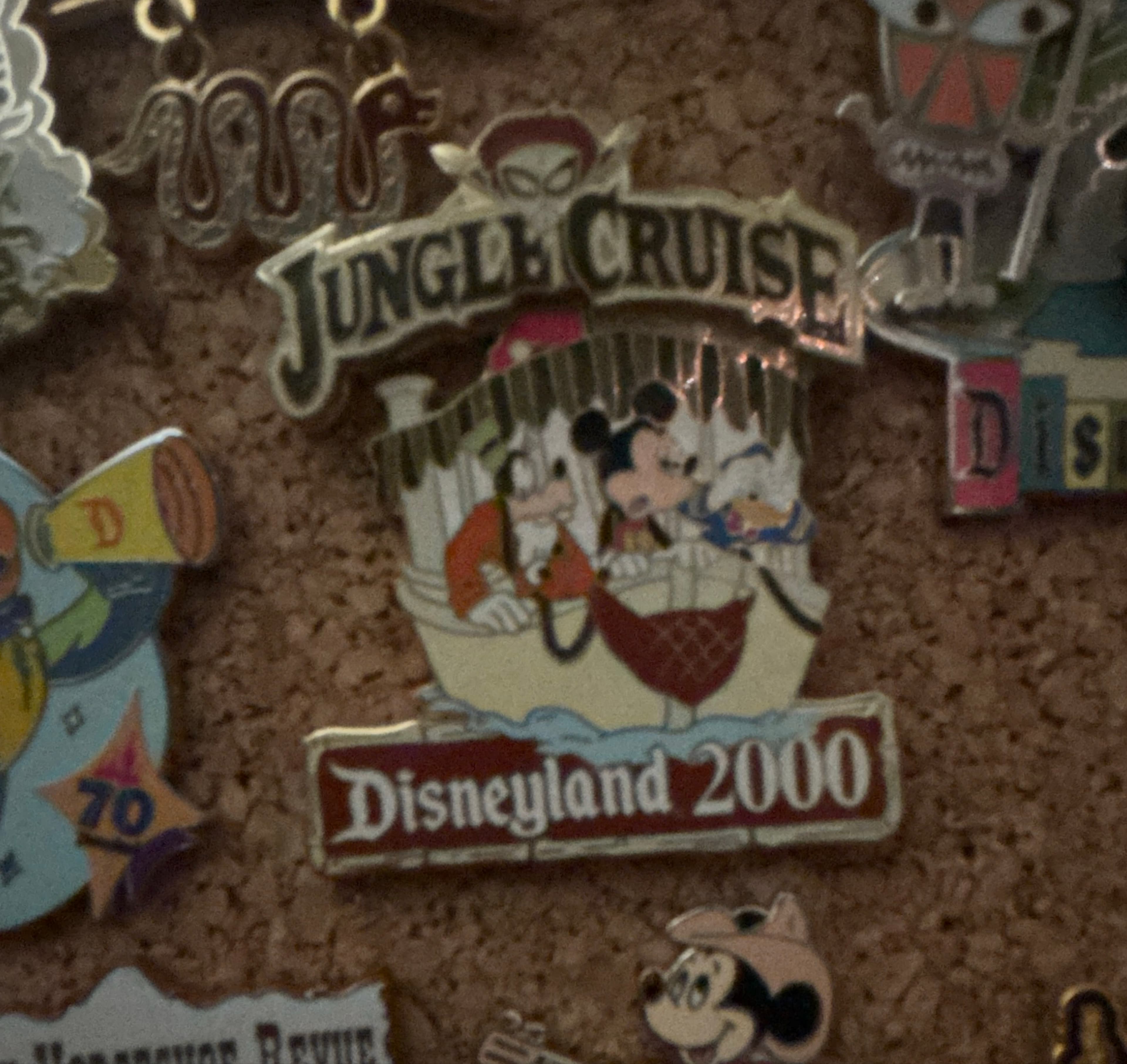 Disney 2000 DLR Adventureland Jungle Cruise Mickey Goofy Donald 3D front