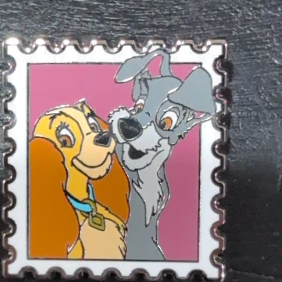 Lady and The Tramp - Postage Stamp Set front