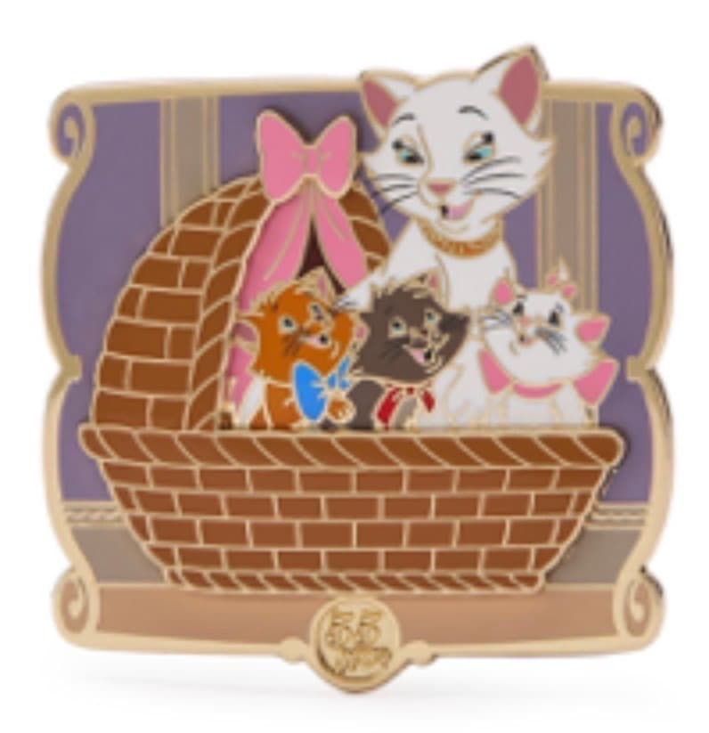 The Aristocats 55th Anniversary Pin front