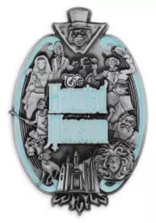 The Haunted Mansion 50th Anniversary Super Jumbo Pin front