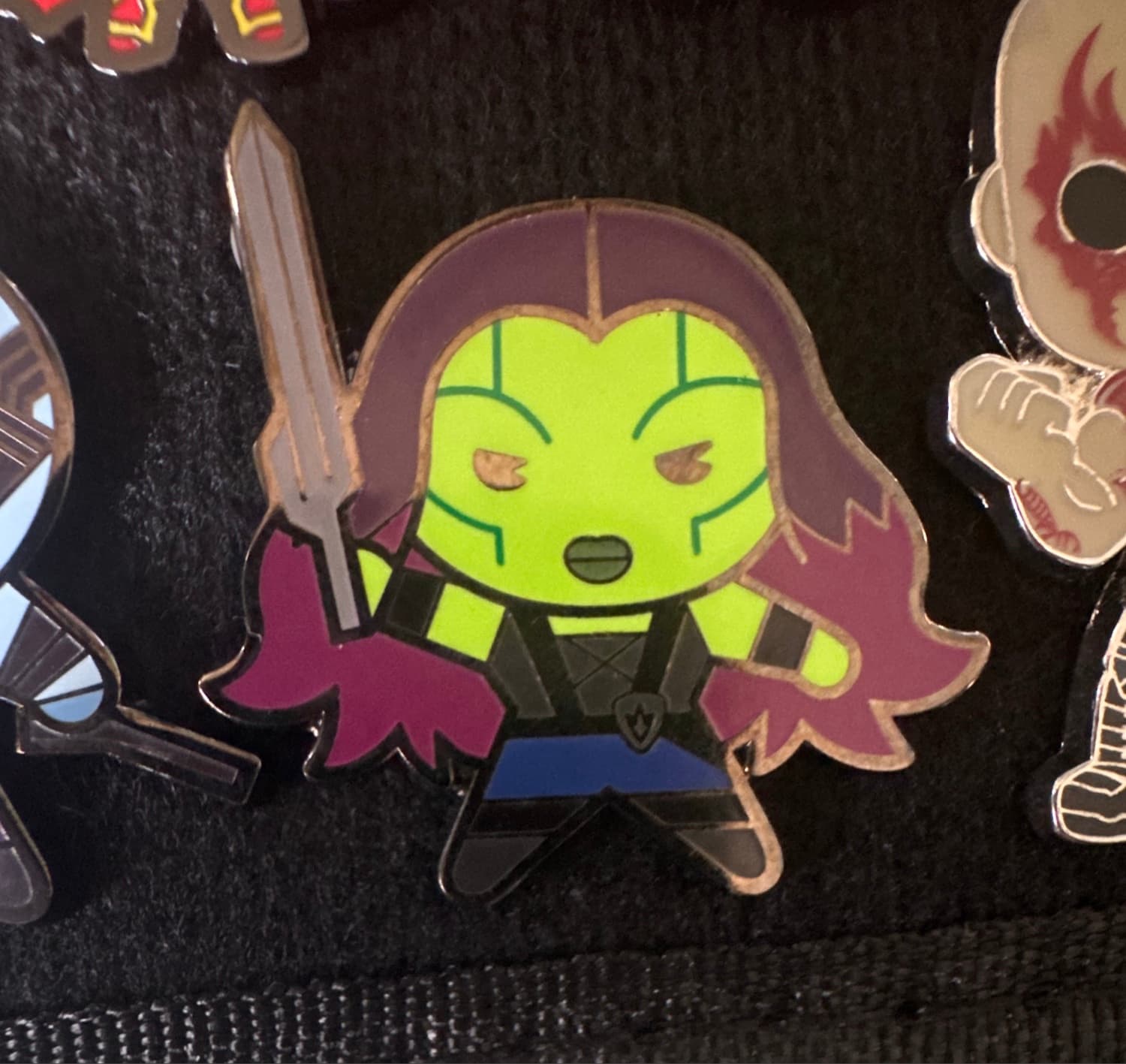 Gamora - Marvel - Set 2 - Chibi Kawaii - Mystery Pin front