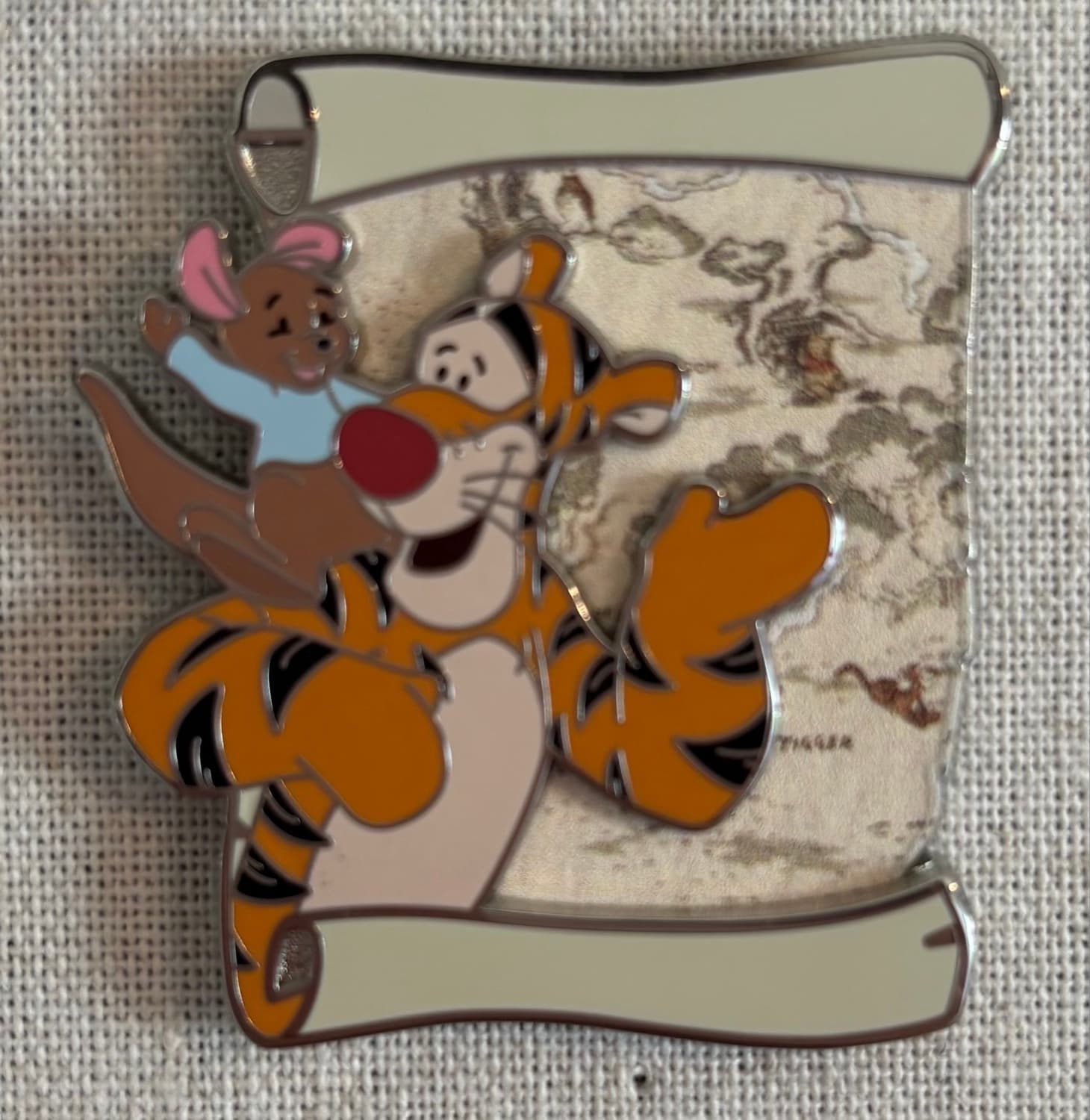 Tigger and Roo - Map Scroll front