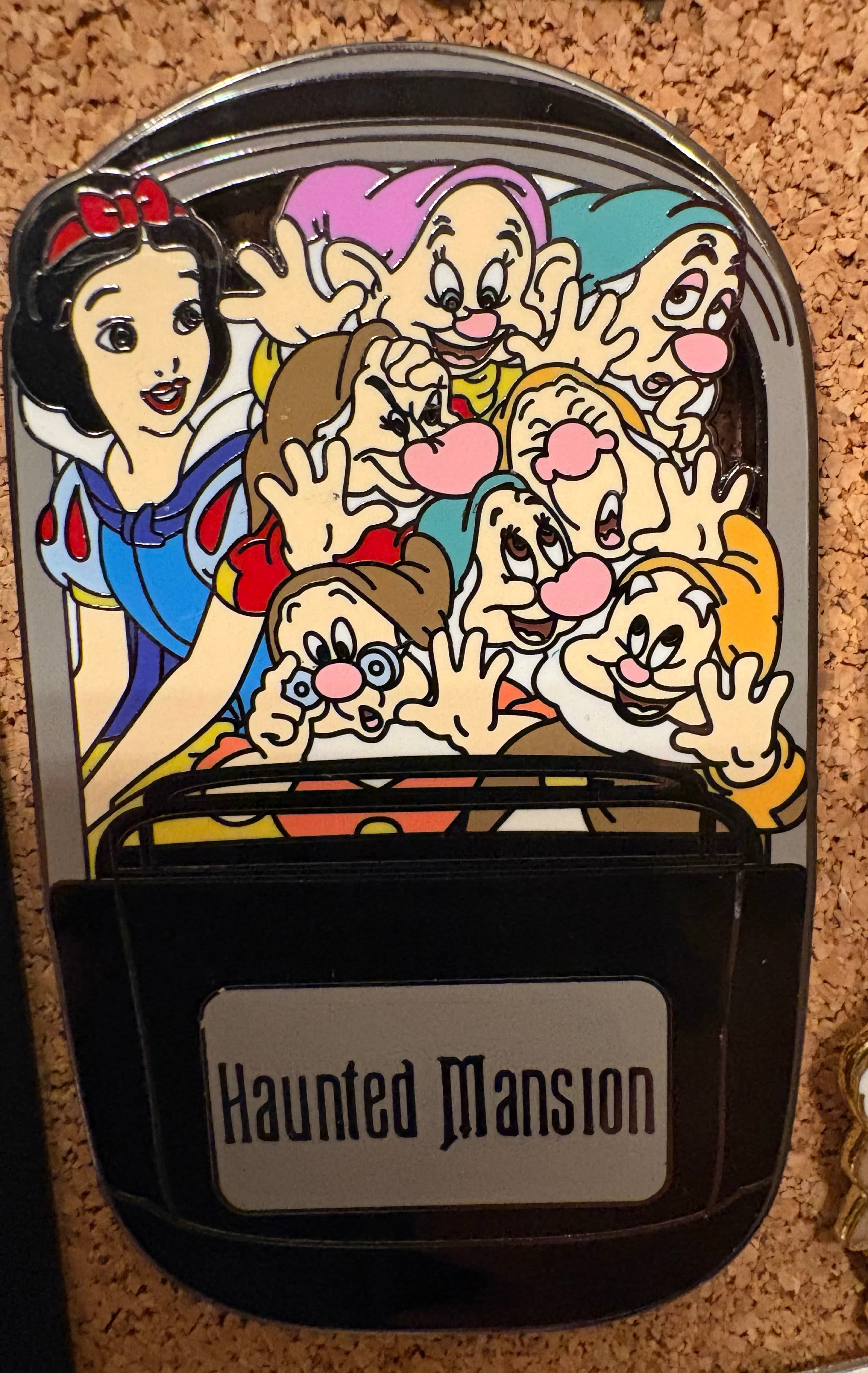 Snow white haunted mansion fantasy pin front