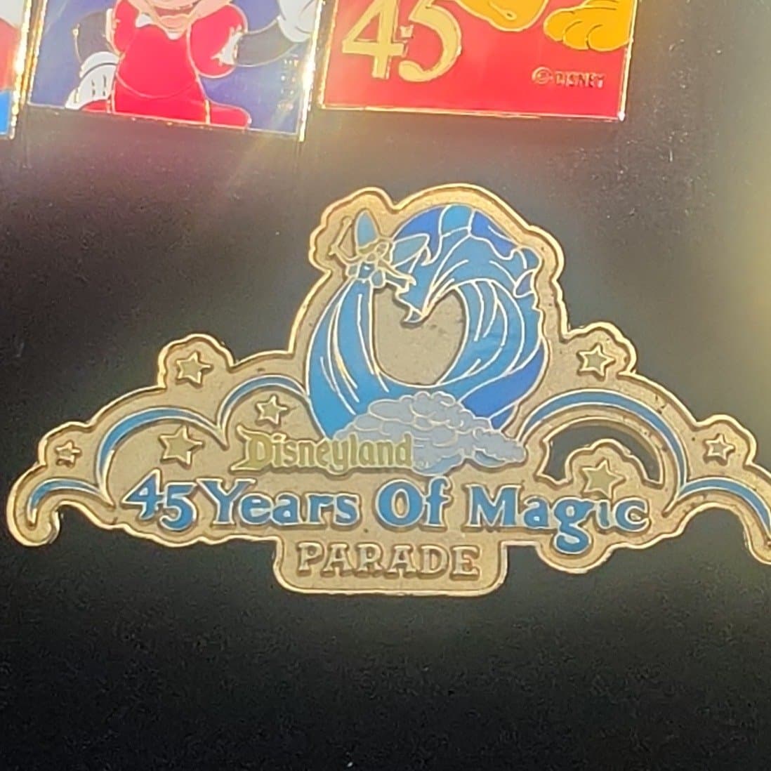 Disneyland 45 Years of Magic Parade - Blue Fairy Float Pin front