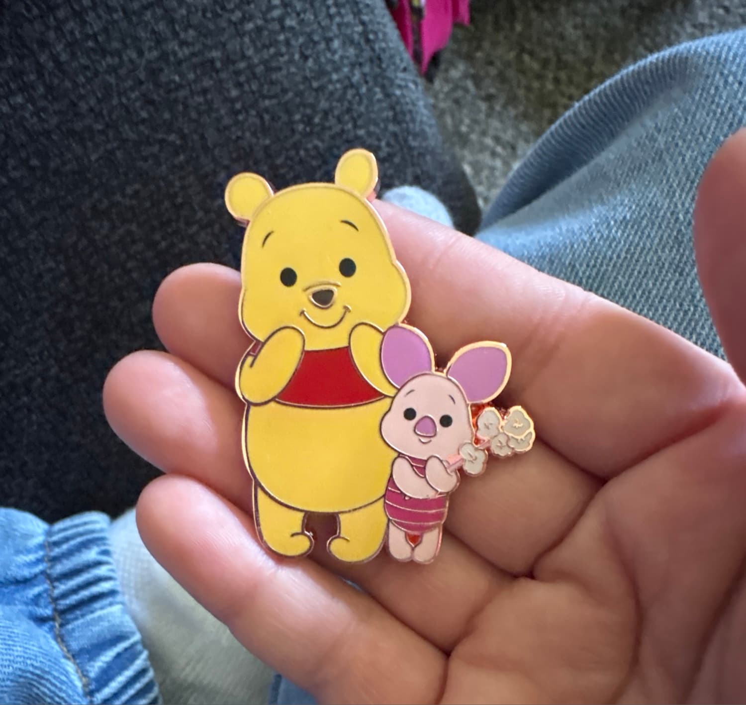 Cherry Blossom Winnie the Pooh and Piglet front