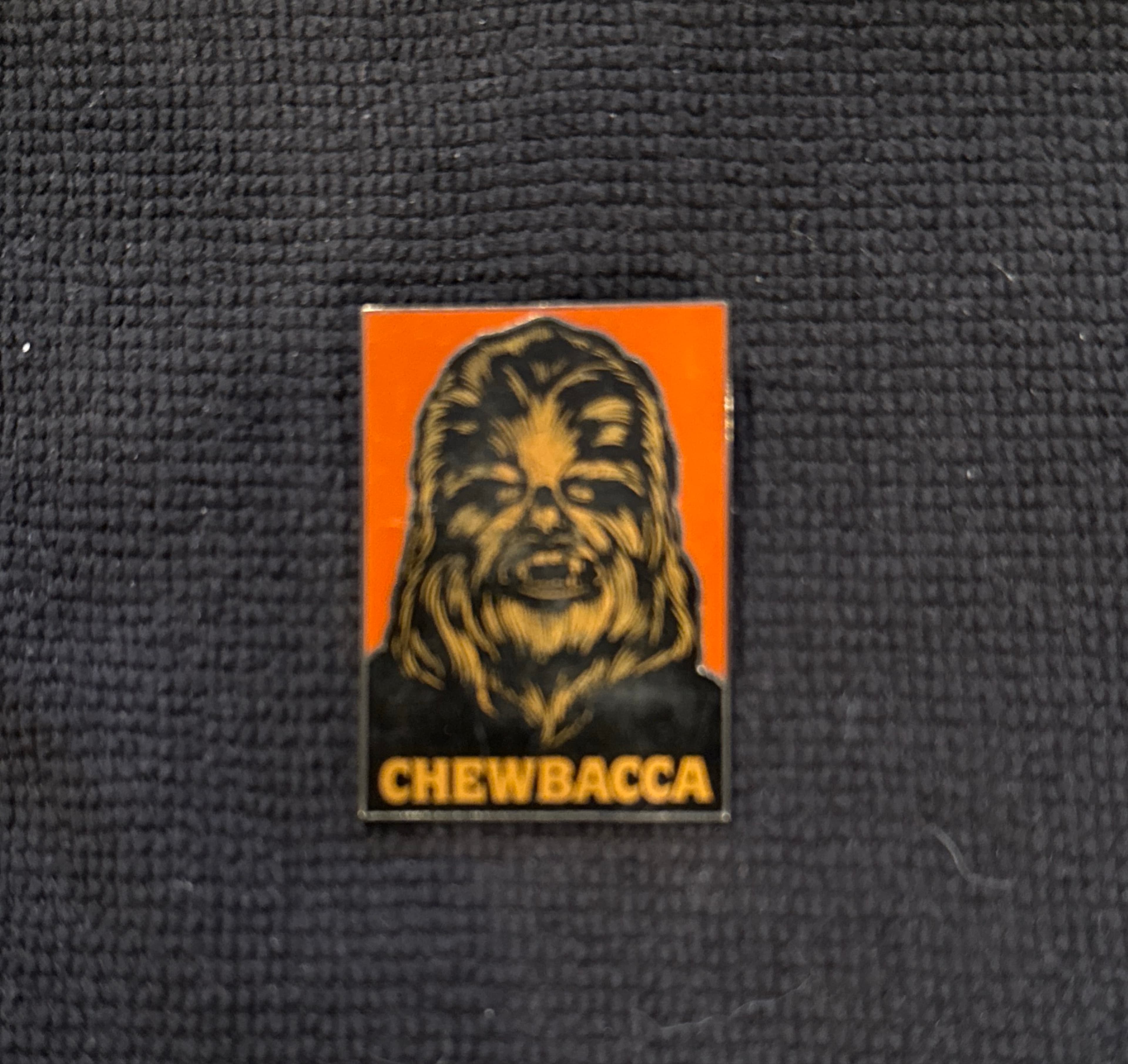 Star Wars Chewbacca Portrait Pin front