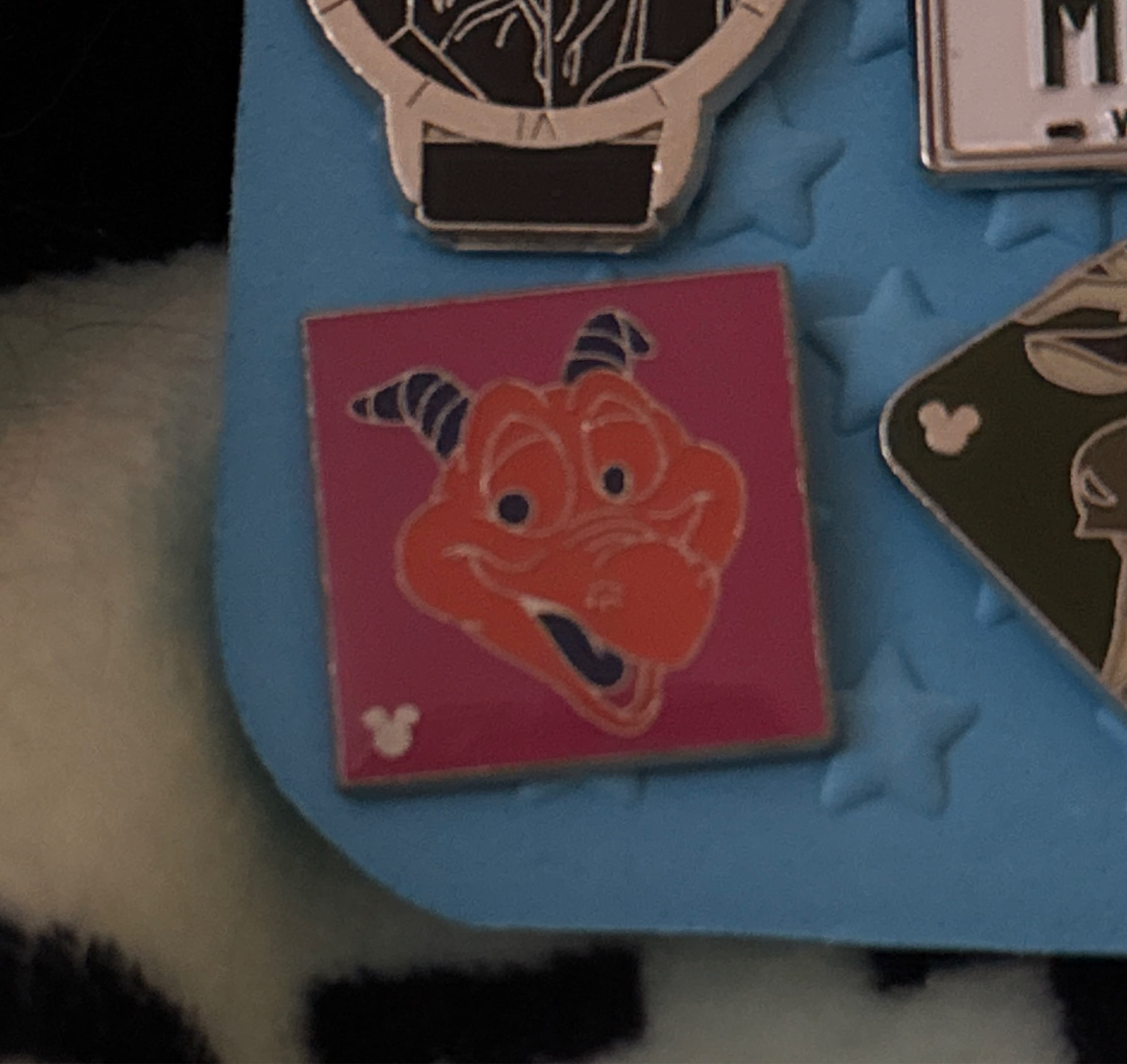 Orange and Pink - Colorful Figments - WDW Hidden Mickey 2011: Wave B front