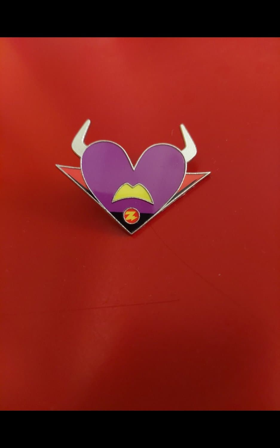 Emperor Zurg Be My Villaintine Mystery Heart Pin front