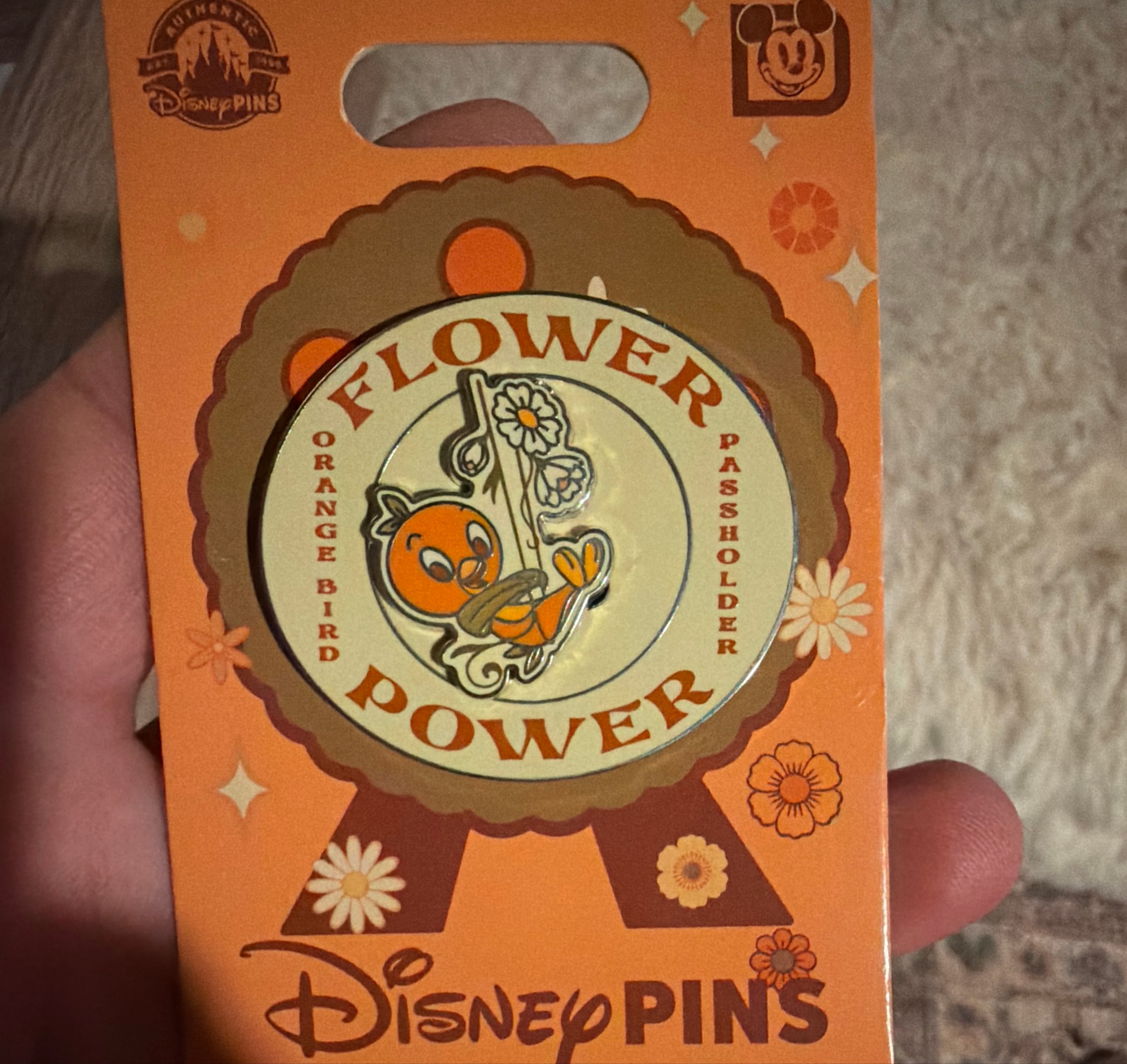 WDW - EPCOT International Flower & Garden Festival 2023 - Orange Bird Flower Power Passholder Exclusive front