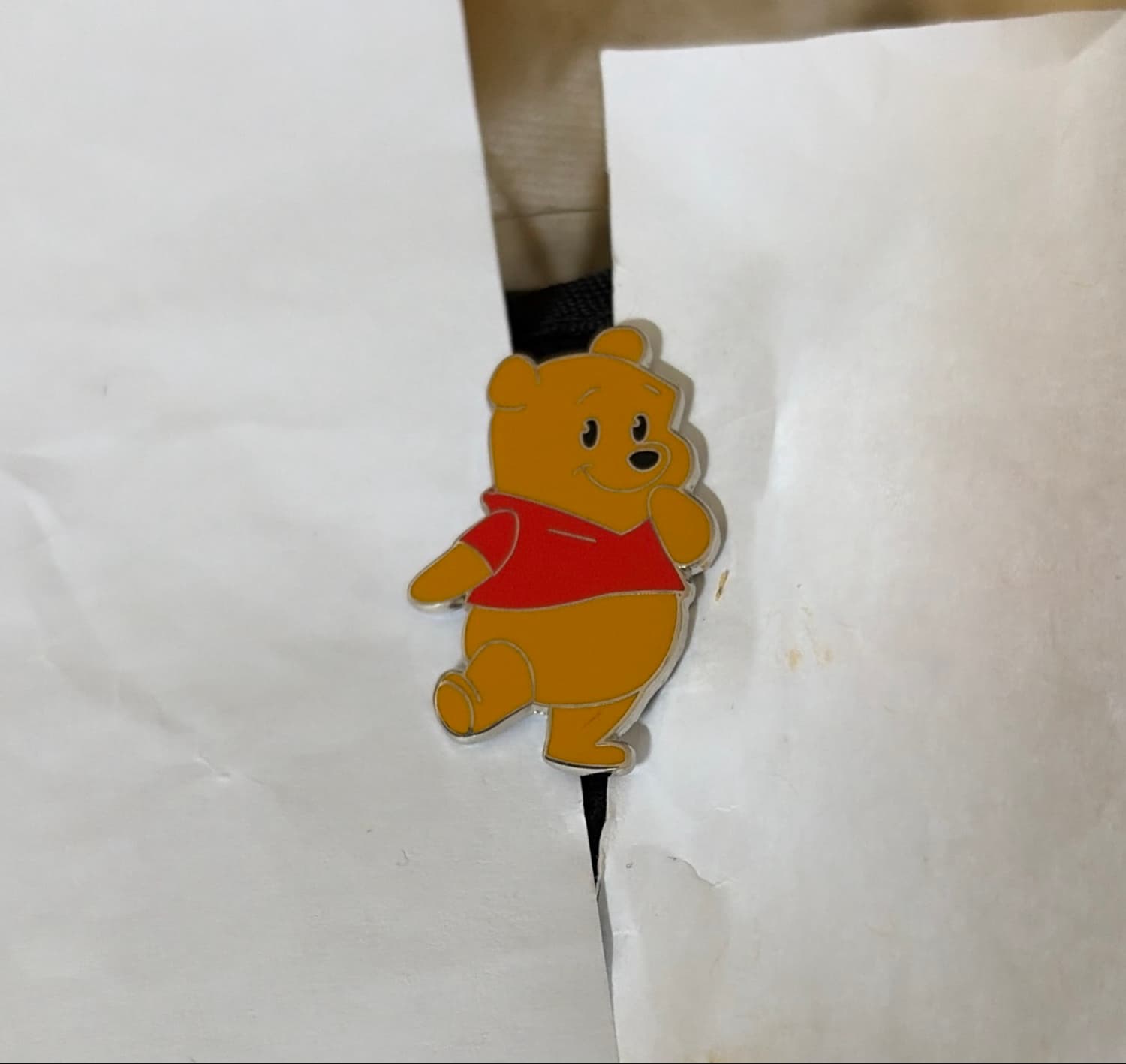 Winnie the Pooh Standing with Hand on Chin Pin front