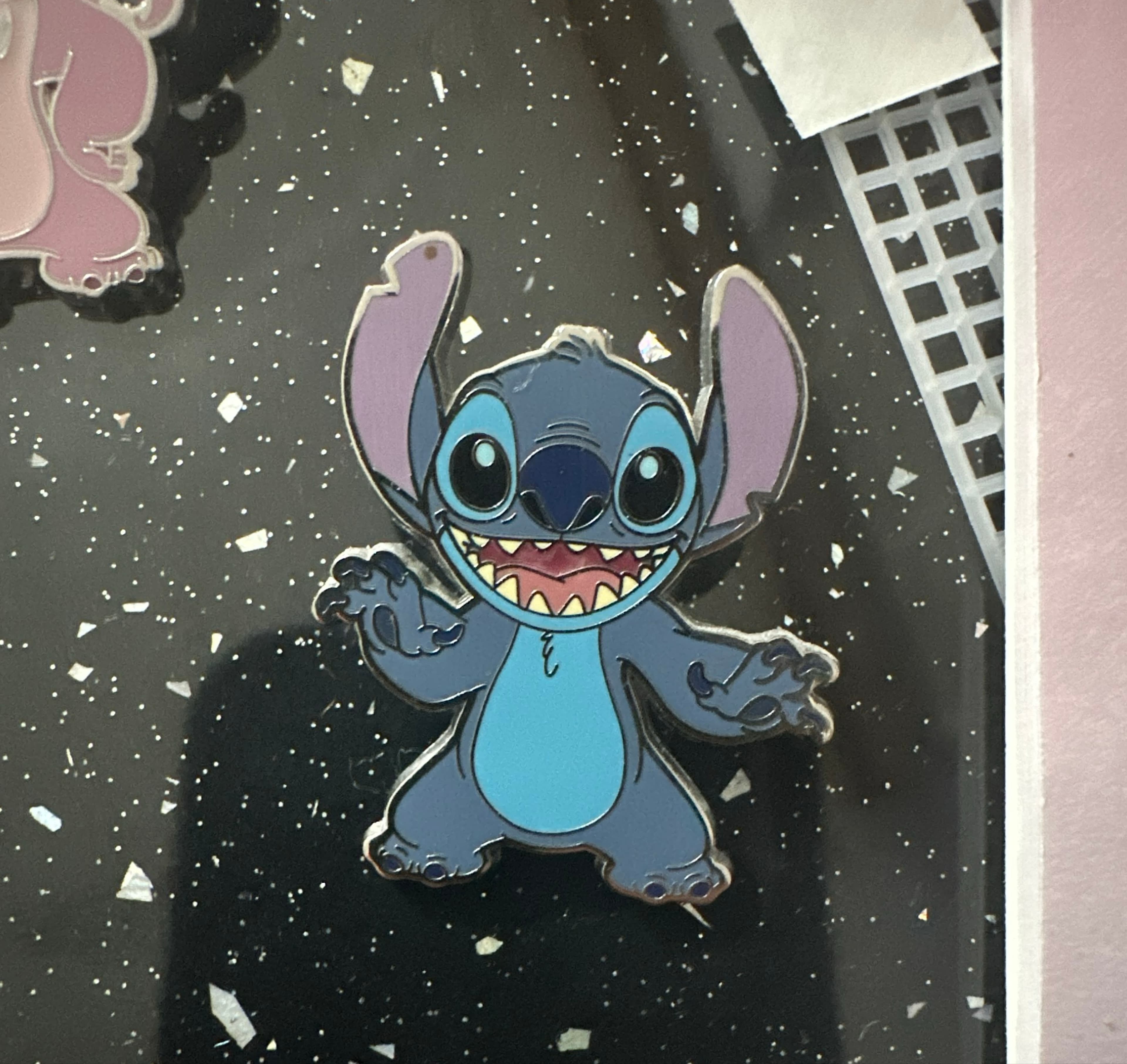 Stitch - Stitch and Angel pin set front