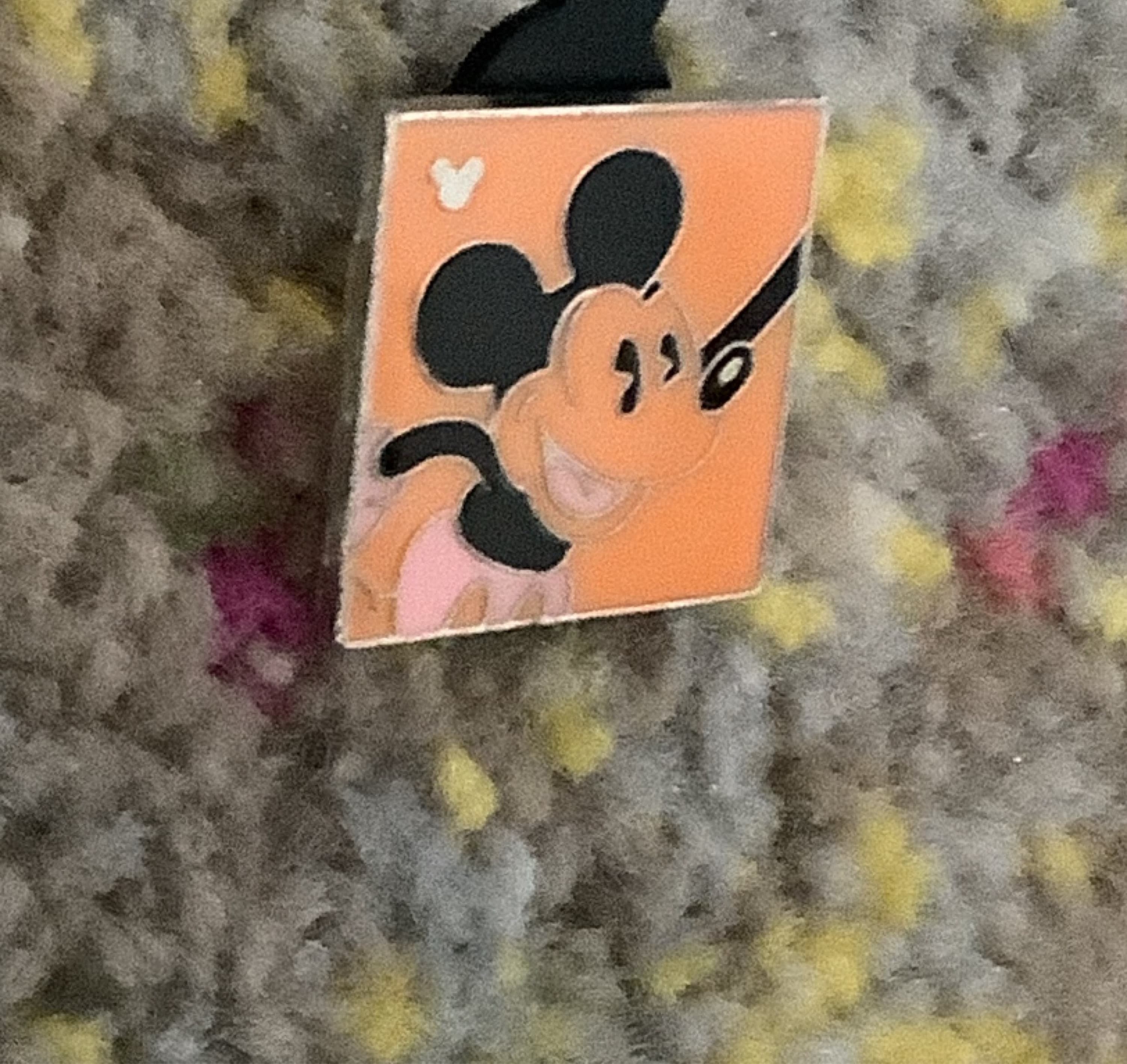 Mickey Mouse Running (Orange and Pink) front