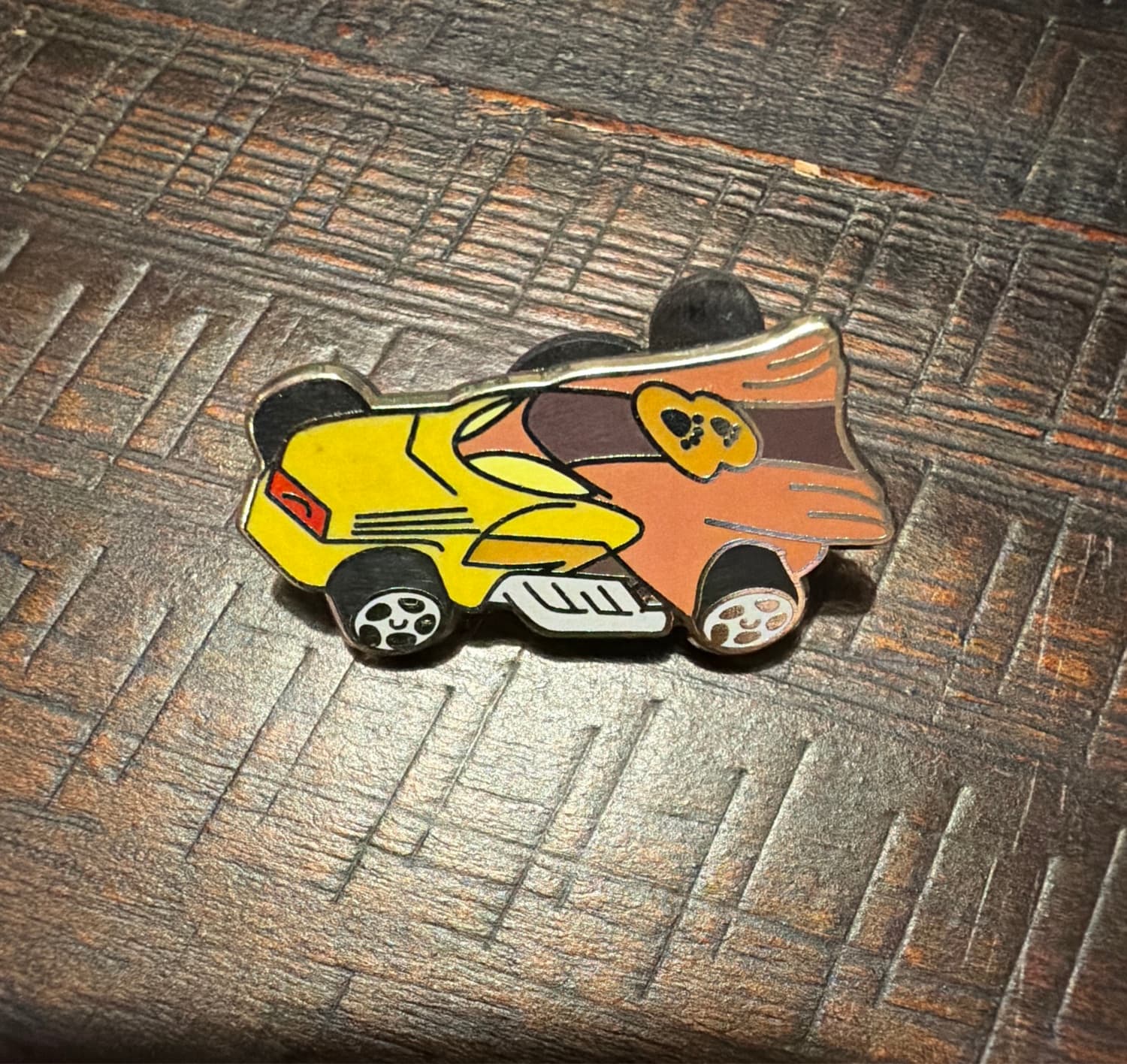 Goofy in Orange Car front