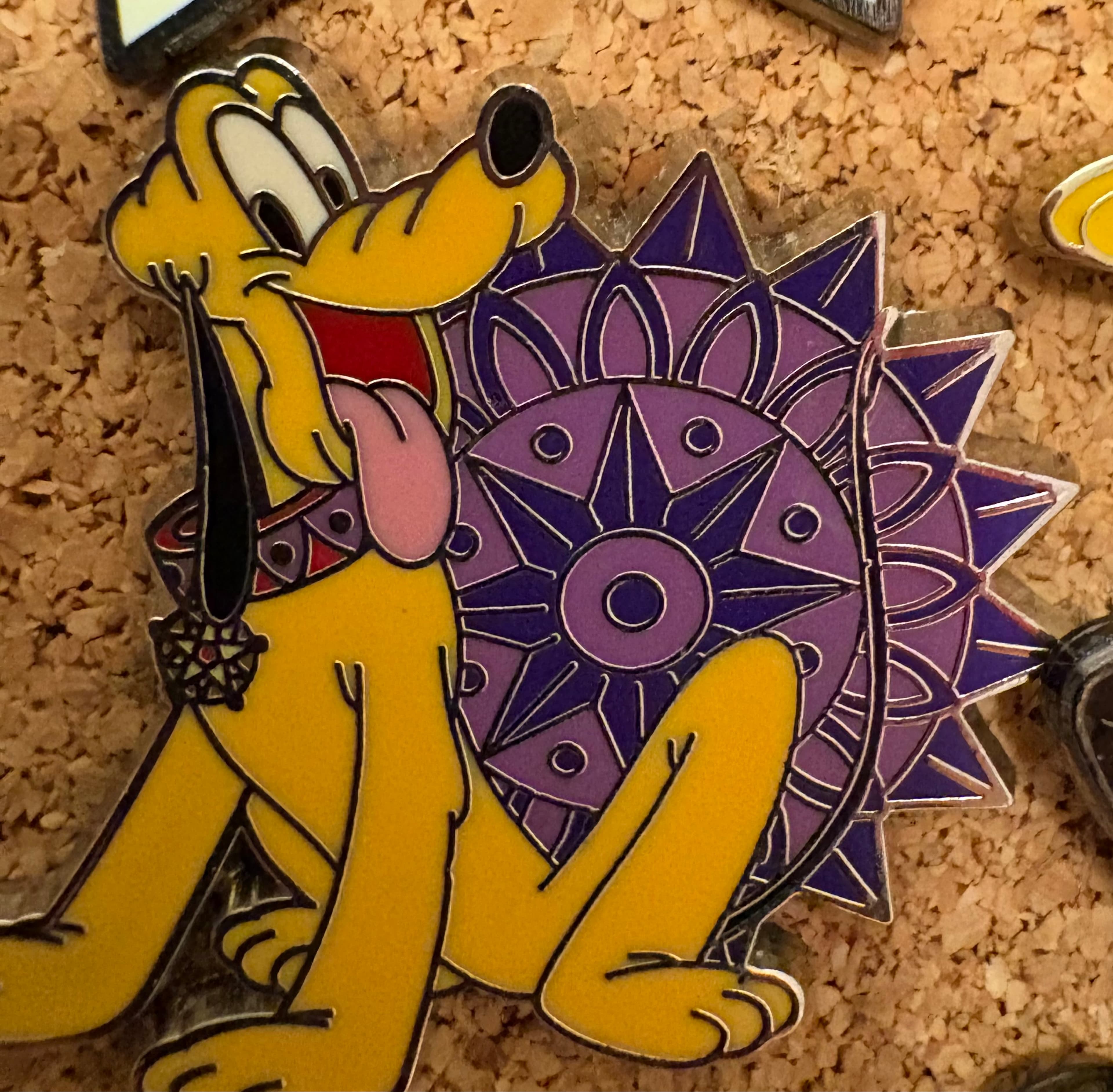 Pluto Starburst Pin front